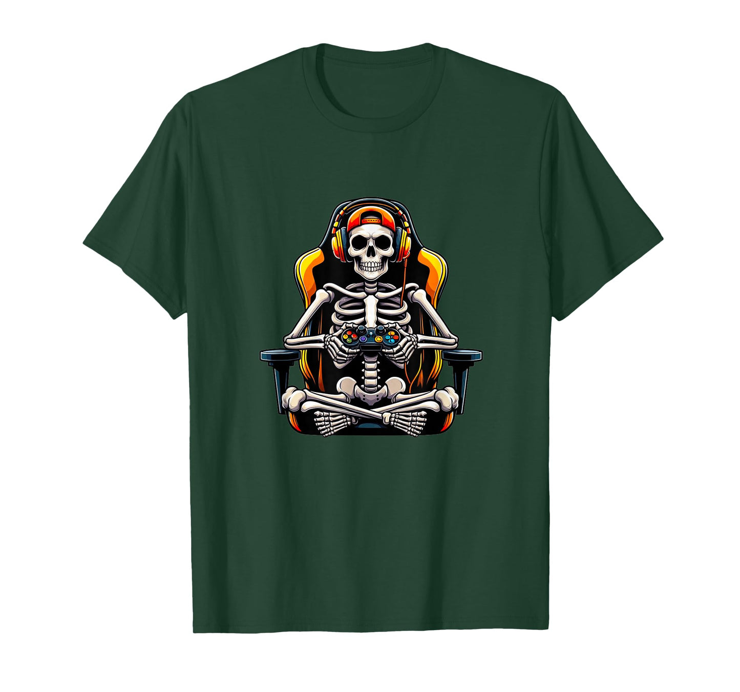 Halloween Skeleton Gamer Costume T-Shirt