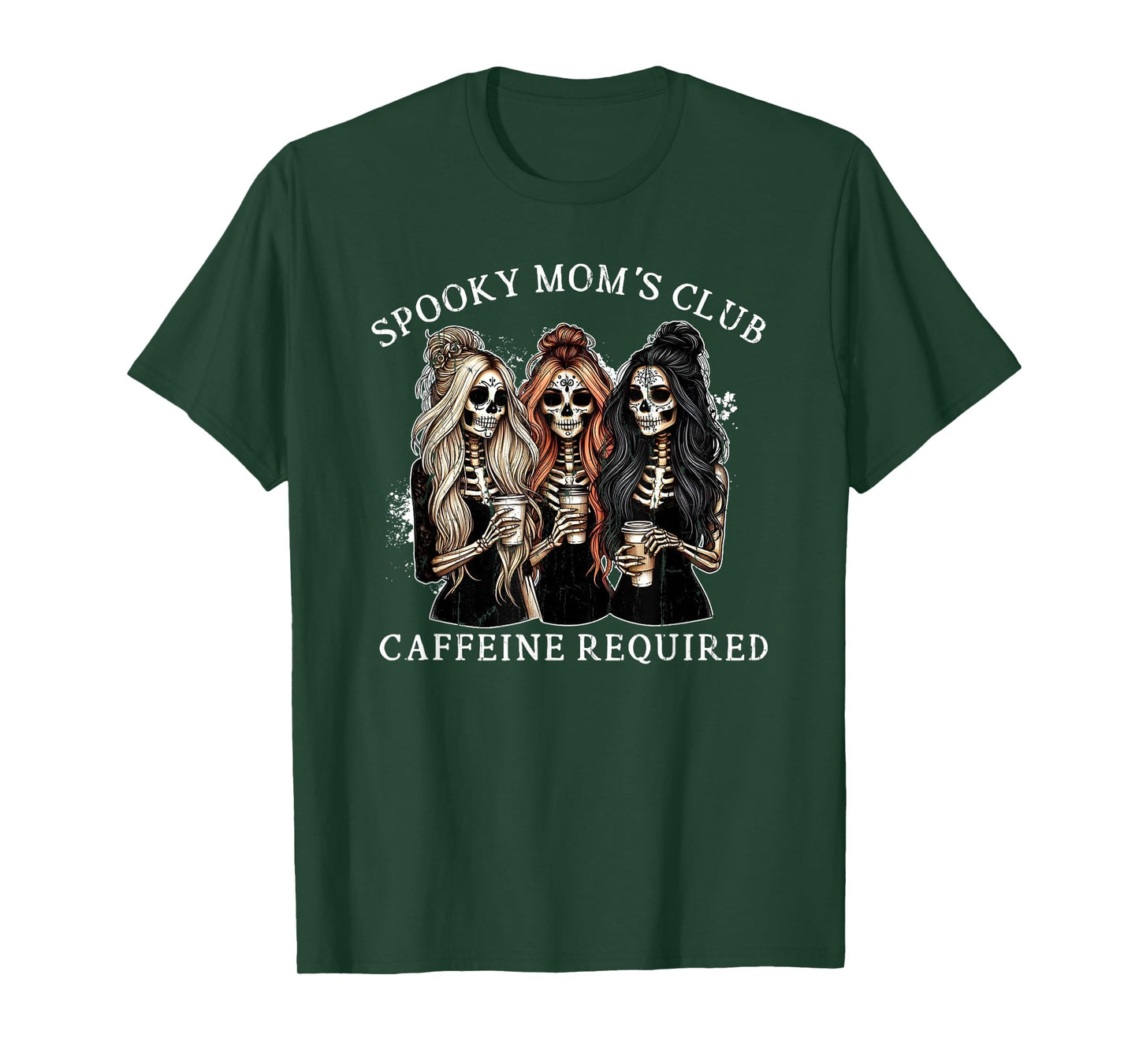Spooky Mom's Club Caffeine Required T-Shirt