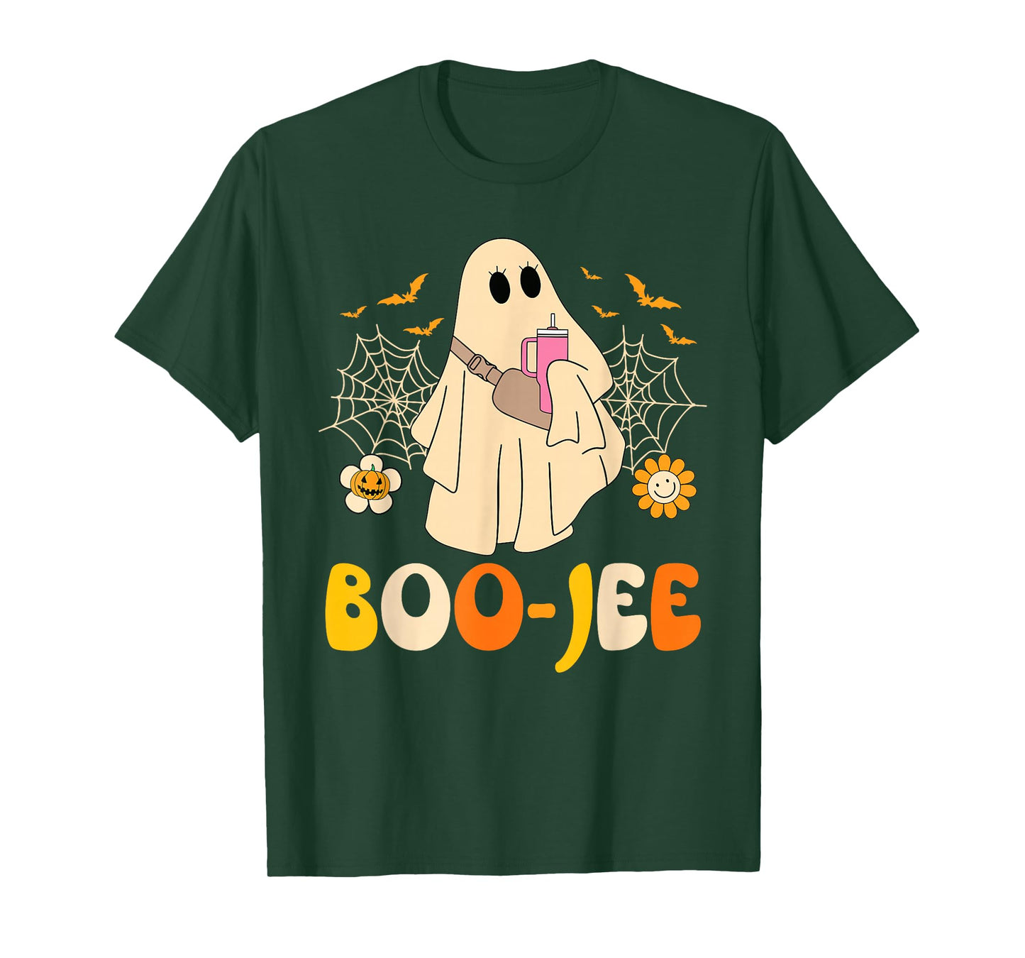 Boo JEE Boujee Ghost Cute Halloween Style T-Shirt