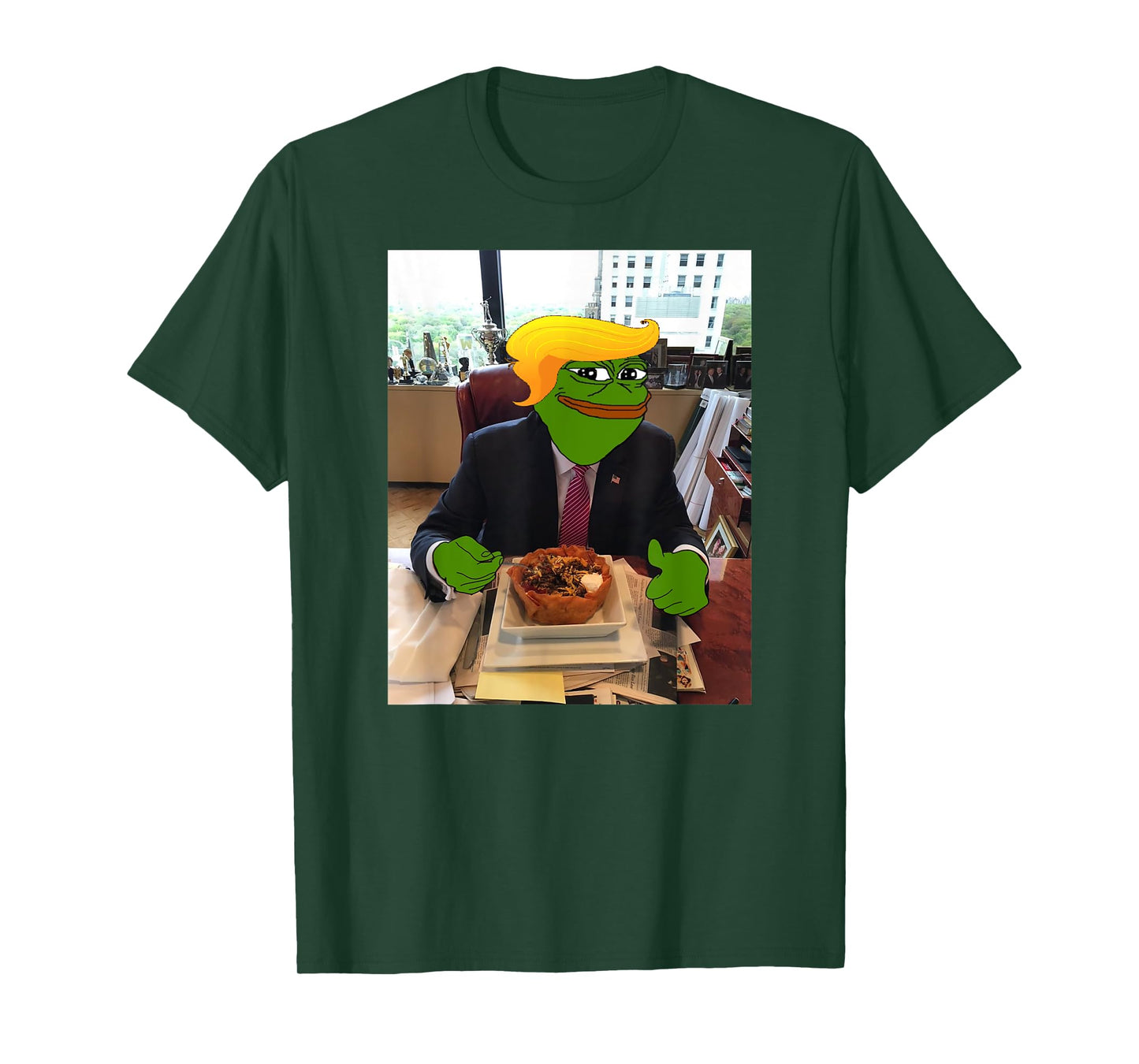 President Donald Trump Taco Bowl Funny Meme T-Shirt