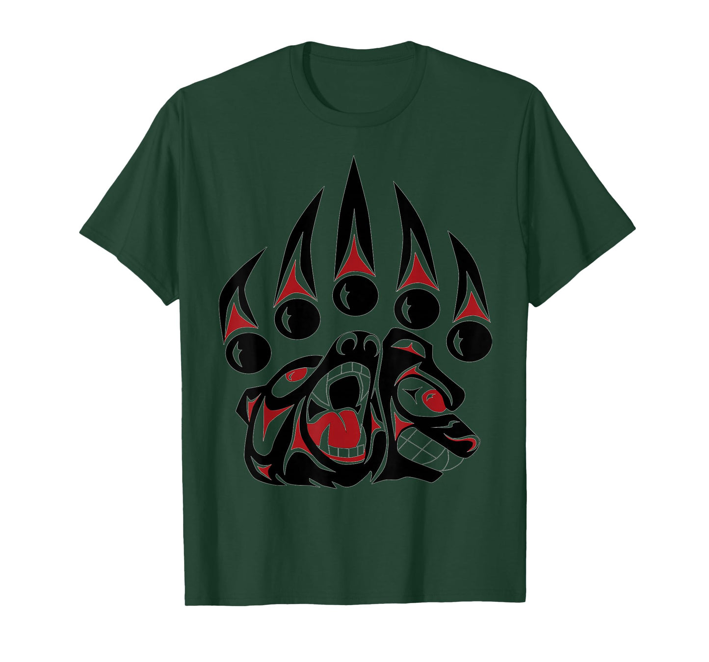 Native American Bear Claw T Shirt T-Shirt