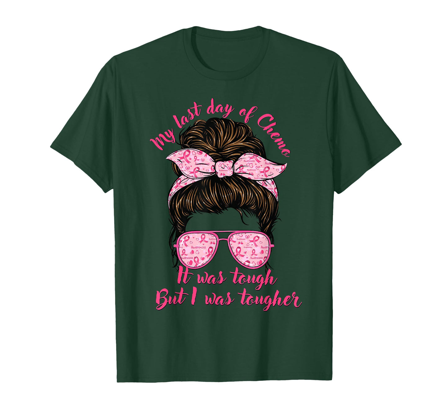 My Last Day Of Chemo Breast Cancer Fighter Chemotherapy T-Shirt