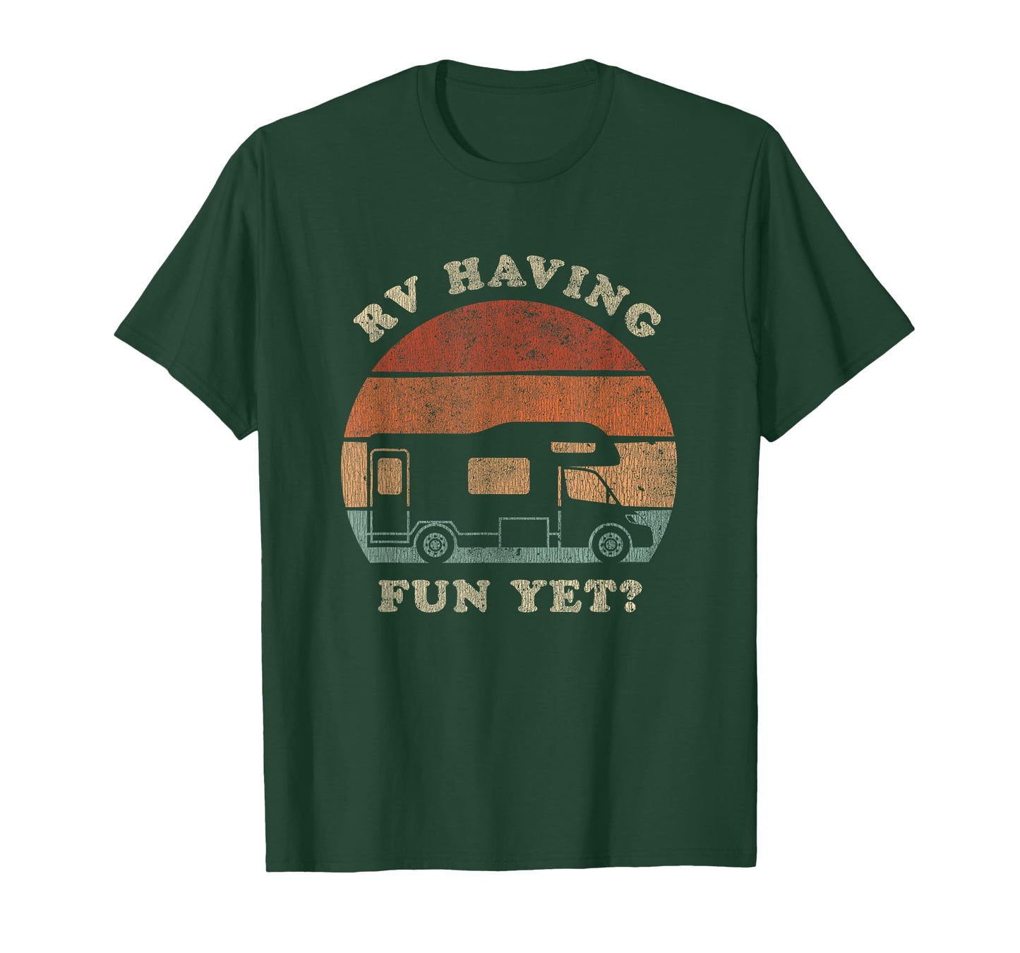 RV Having Fun Yet Camping Adventure Camper T-Shirt