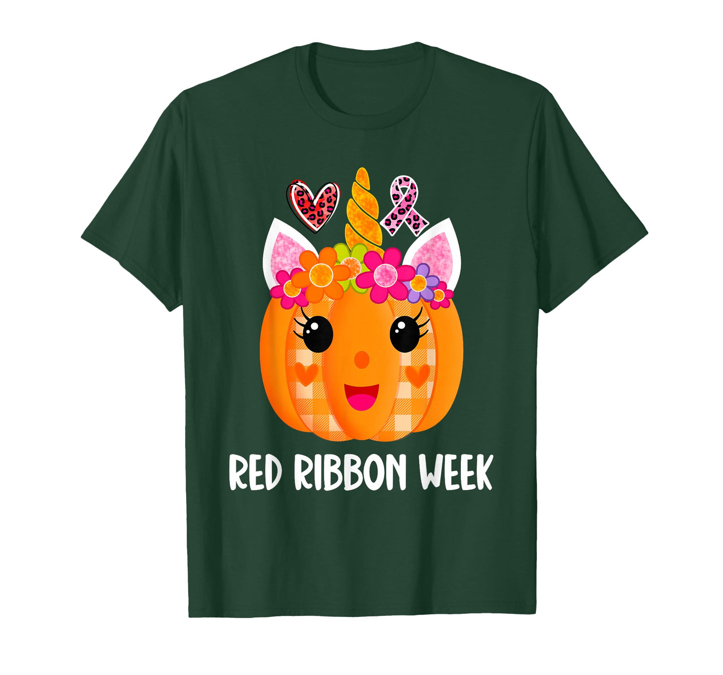 We Wear Red For Red Ribbon Week Awareness Red Ribbon Week T-Shirt