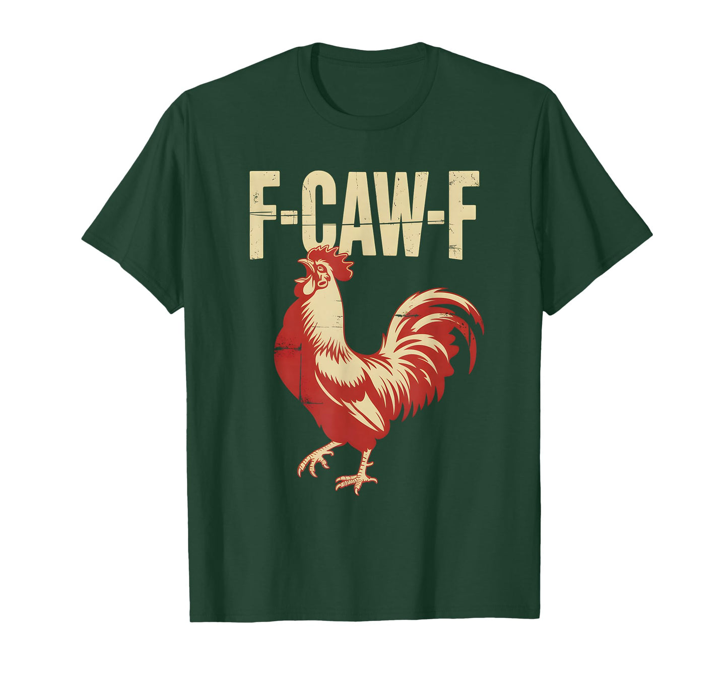 F-Caw-F Funny Rooster Meme Chicken Humor T-Shirt