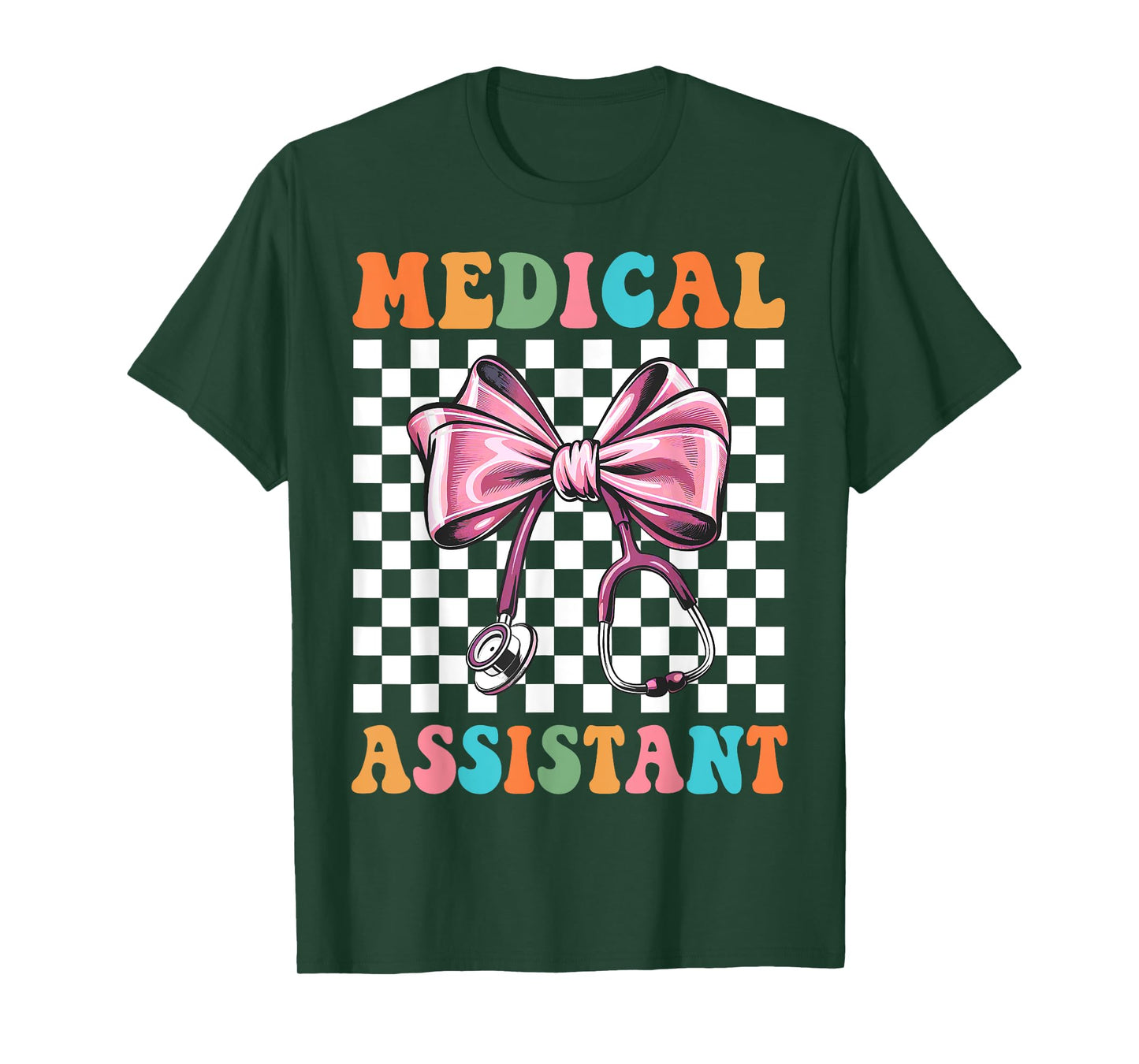 Medical Assistant Coquette Bow Nurse Life Nurse Week T-Shirt