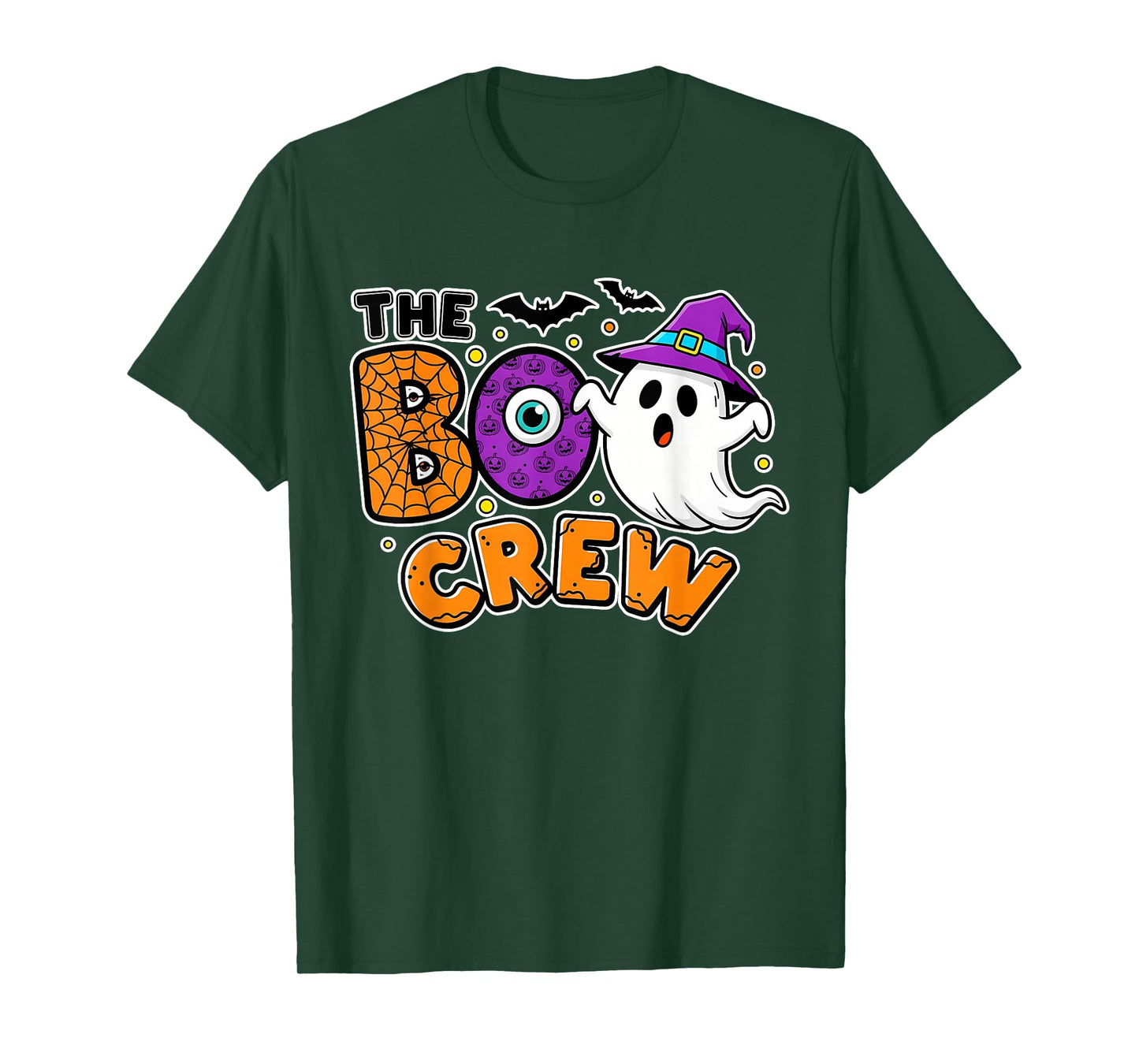 Halloween Ghost The Boo Crew Halloween Costume Matching T-Shirt