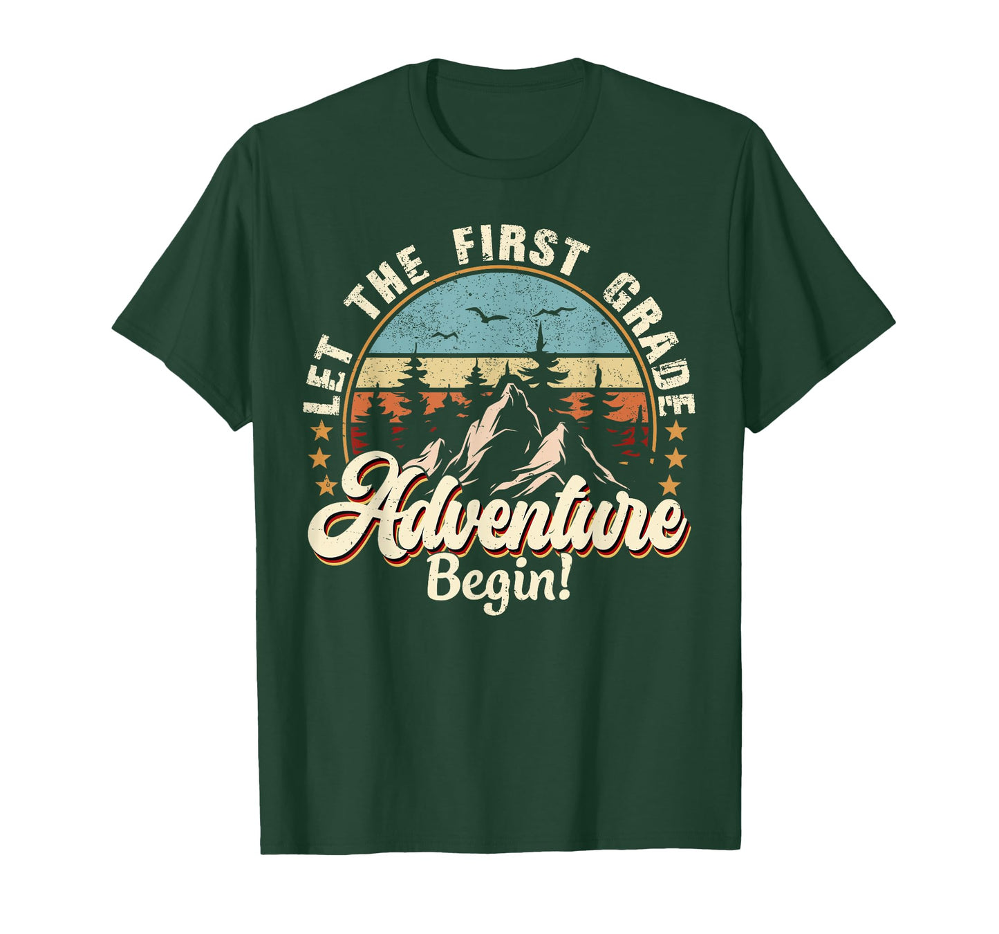 Back To School Let The 1st Grade Adventure Begin T-Shirt