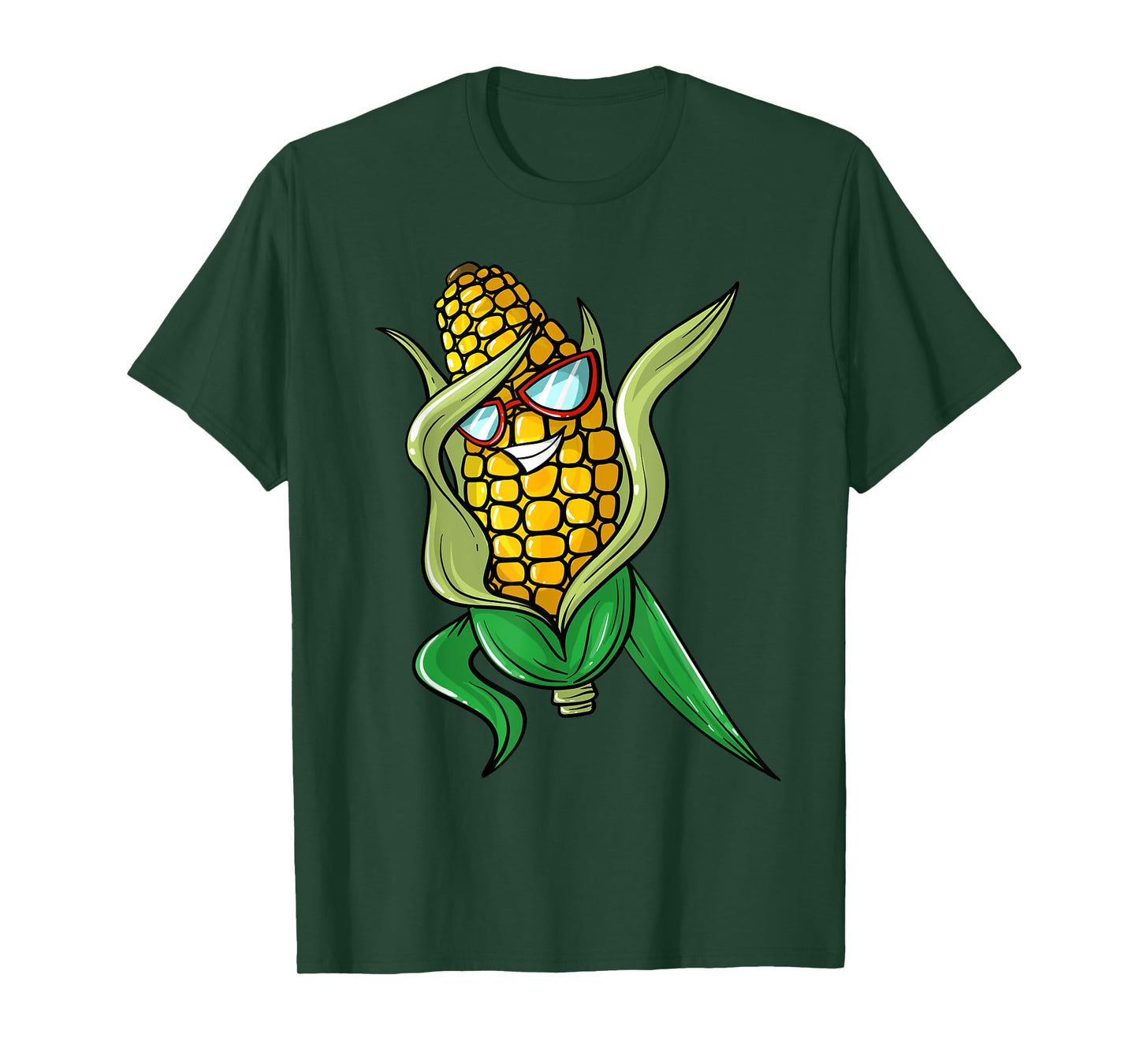 Funny Dabbing Corn Gift | Cute Dancing Farmers Men Women T-Shirt