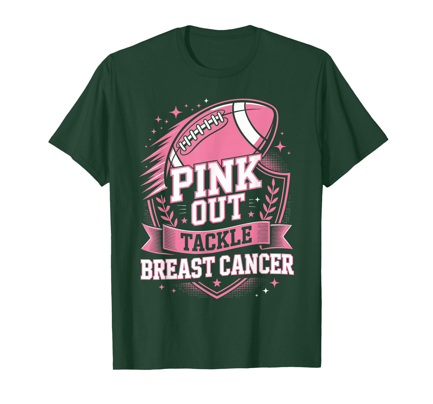 Tackle Breast Cancer Awareness Support Fight Cancer Together T-Shirt