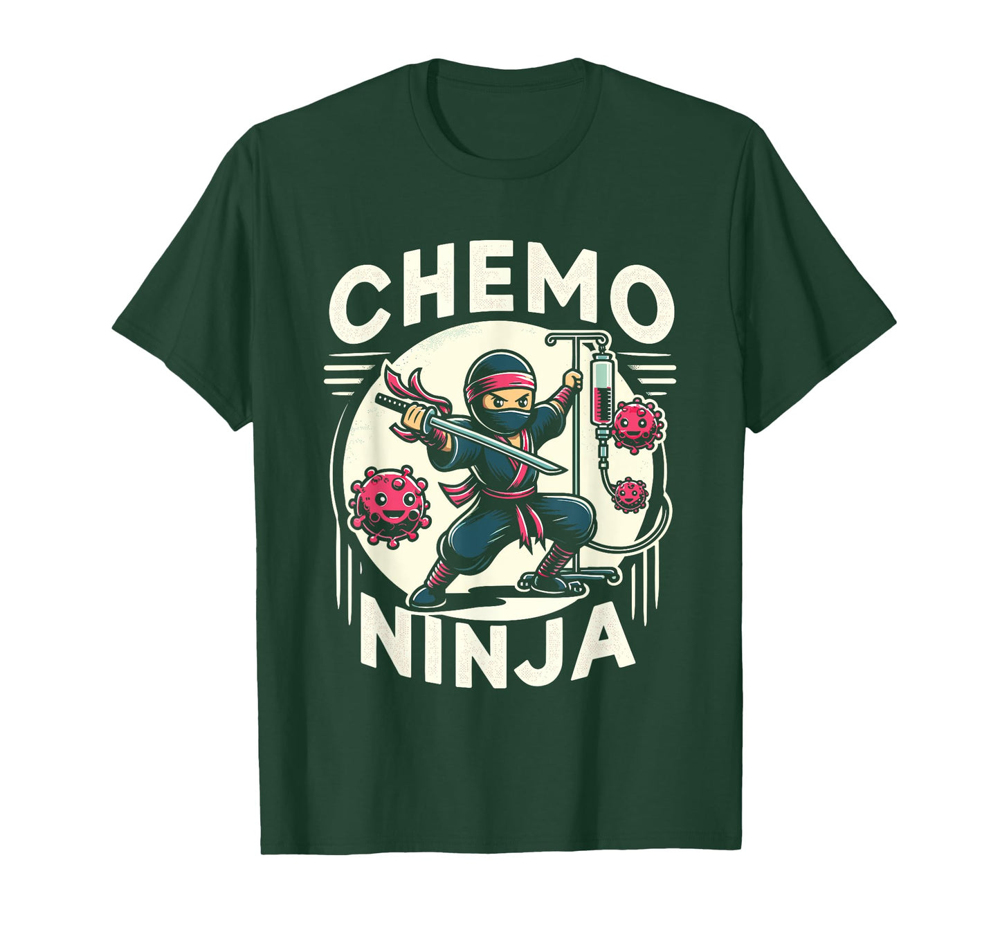 Cancer Fighting Support | Funny Cancer Fighter Warrior Ninja T-Shirt