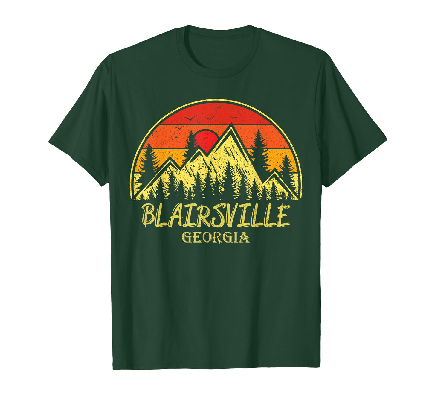 Vintage Blairsville Georgia GA Mountains Hiking Souvenir T-Shirt