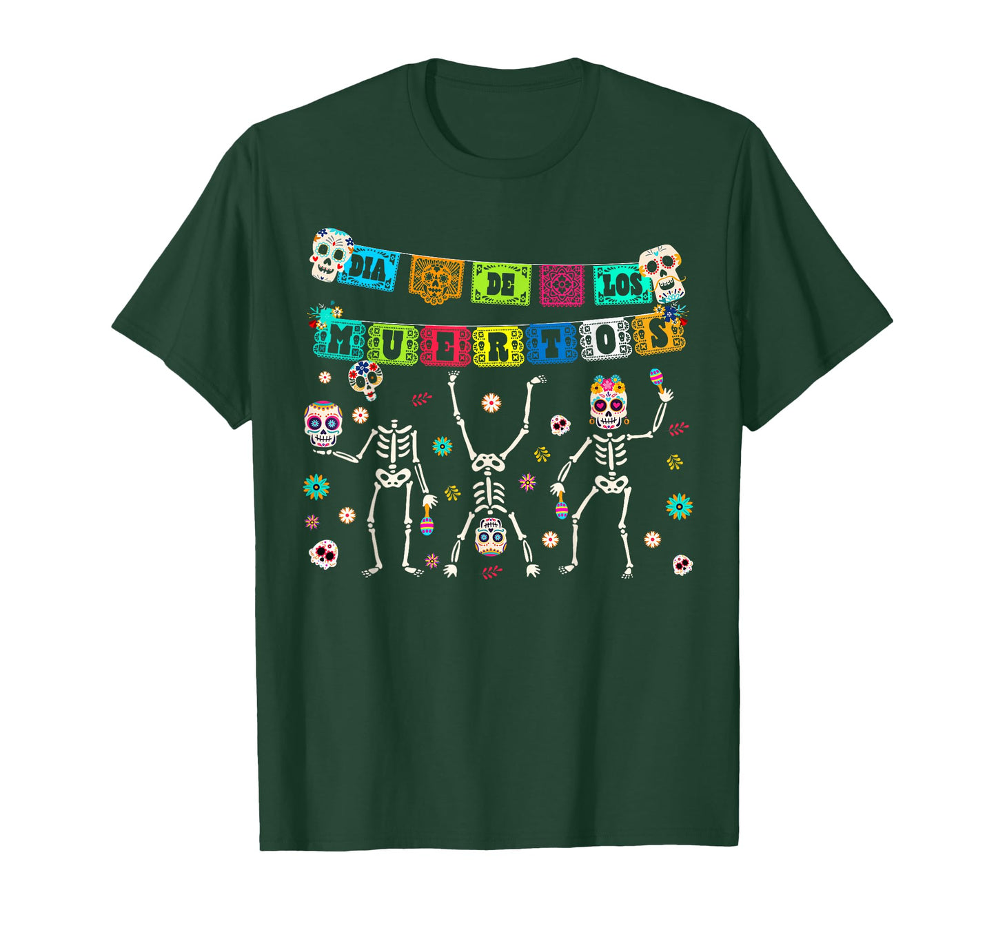 Dia De Los Muertos Dancing Skeleton Gift T-Shirt