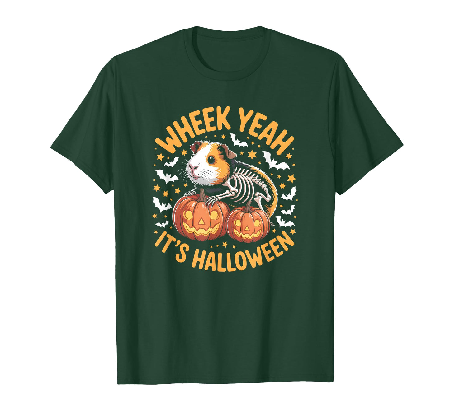 Guinea Pig Halloween Trick Pumpkin Squad T-Shirt