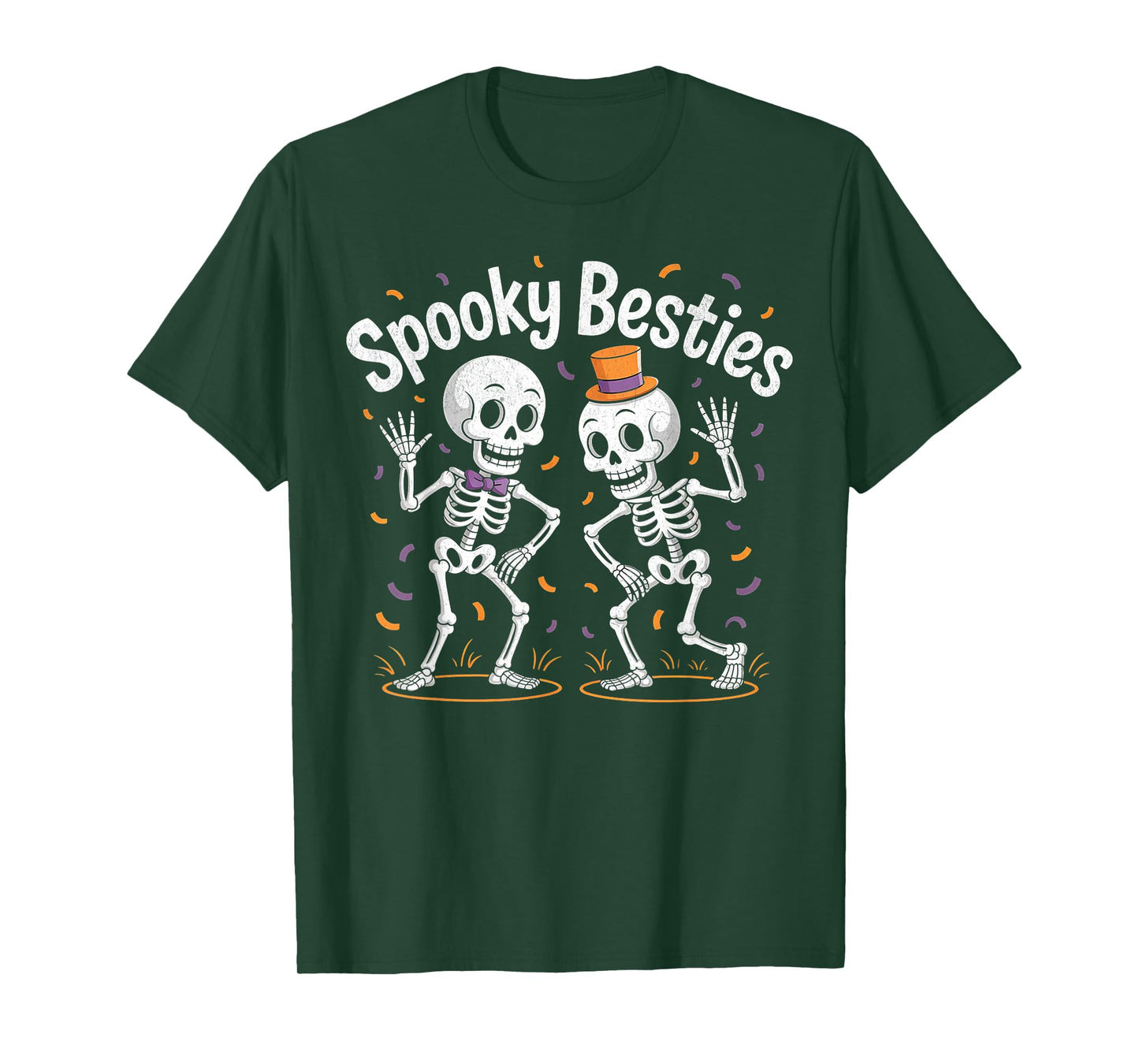 Halloween Dance Party Skeletons Spooky Costume Fun T-Shirt