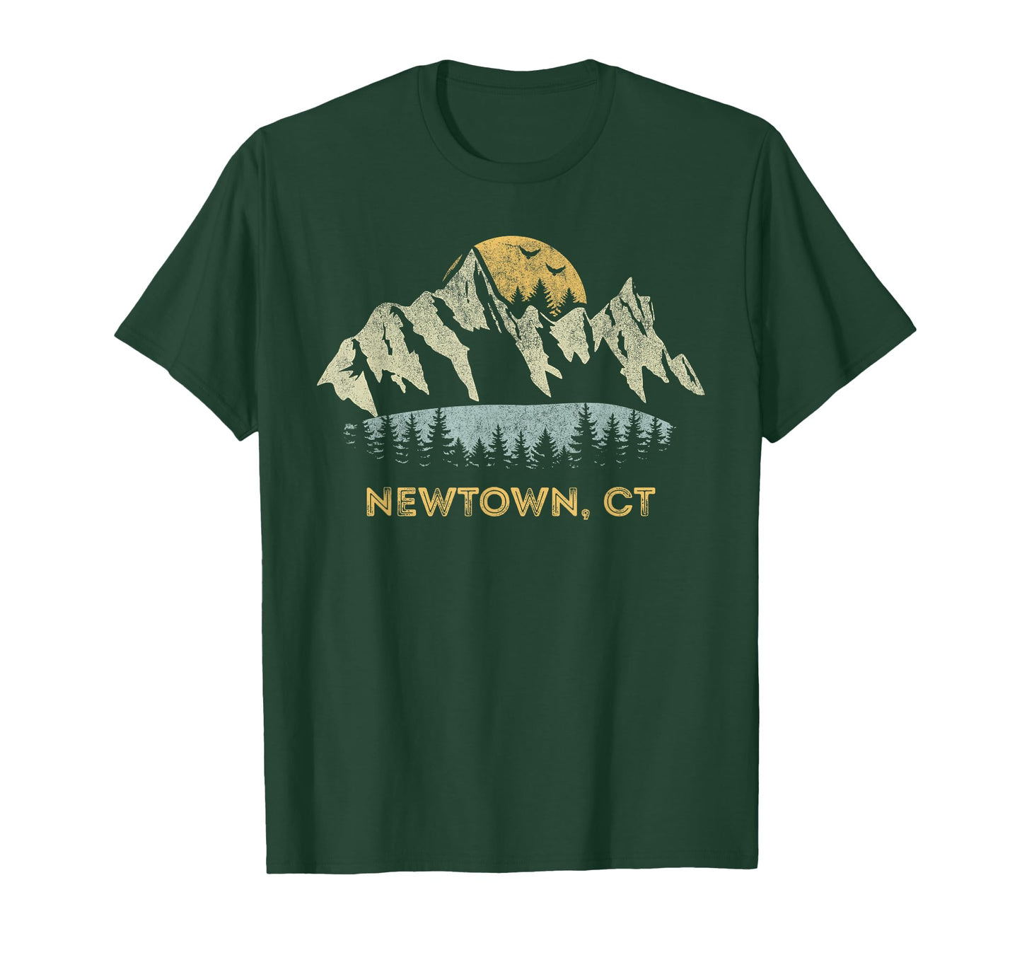 Newtown CT Mountain Sunset Sunrise T-Shirt