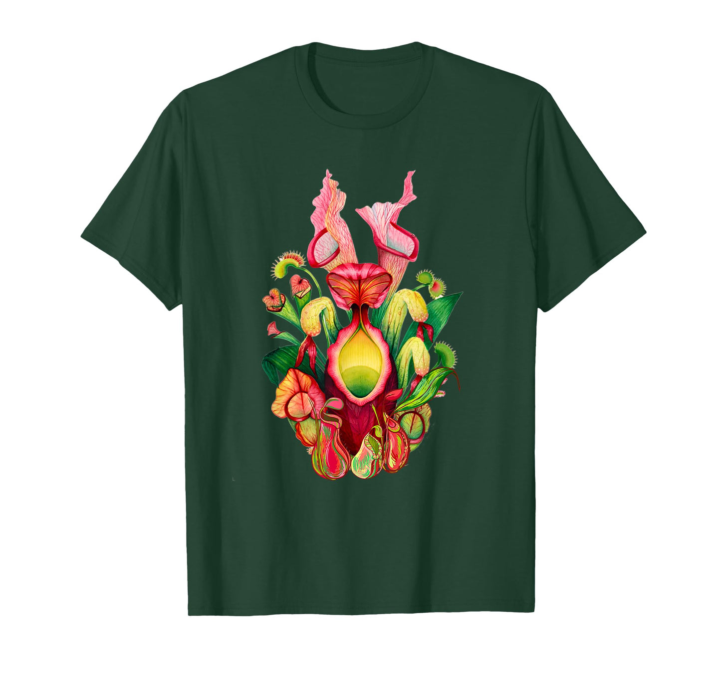 Pitcher Plant Nature Art Carnivorous Plants Sarracenia T-Shirt