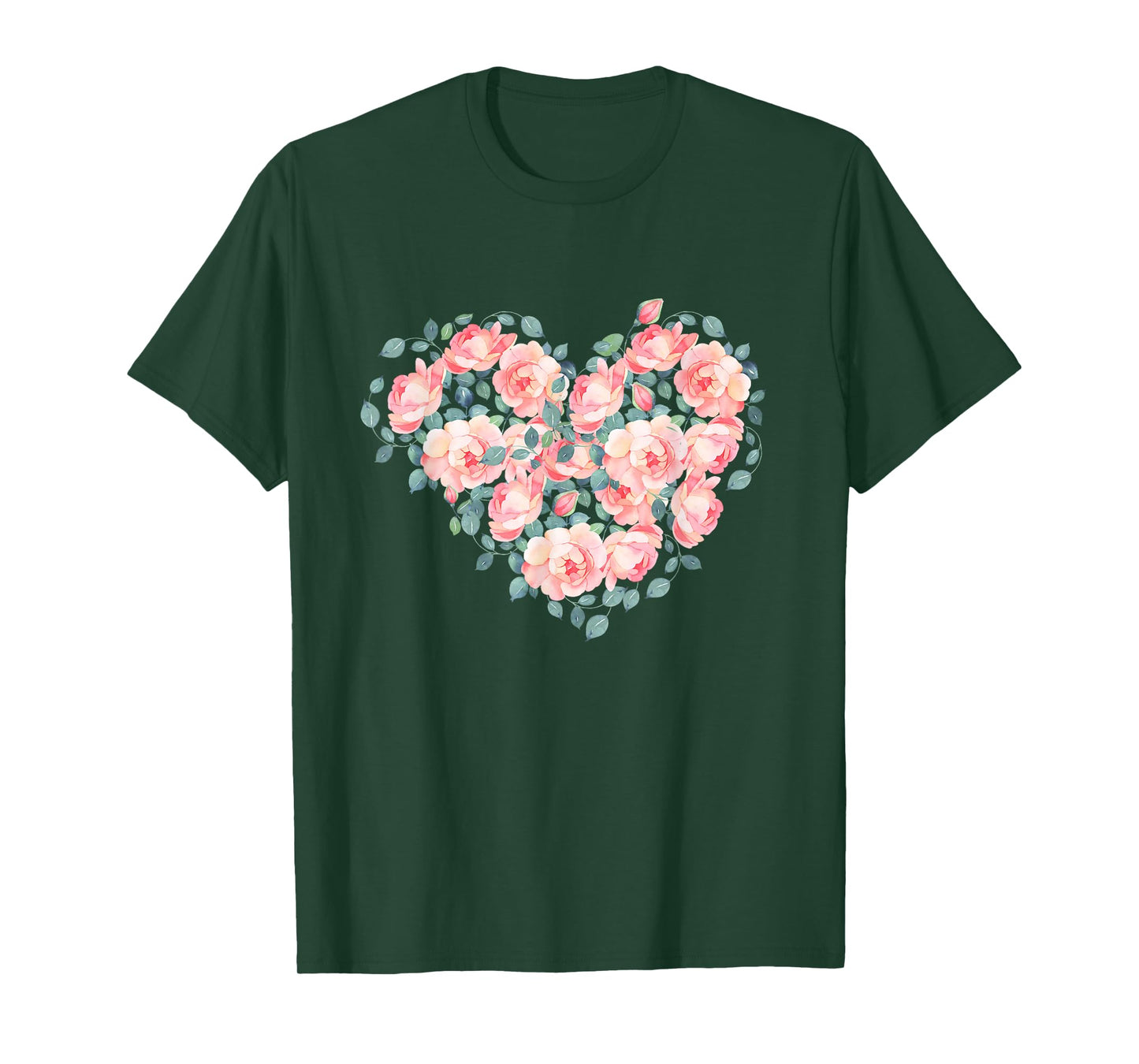 Tshirt With Roses On it - Flower Gardening T-Shirt for Women T-Shirt