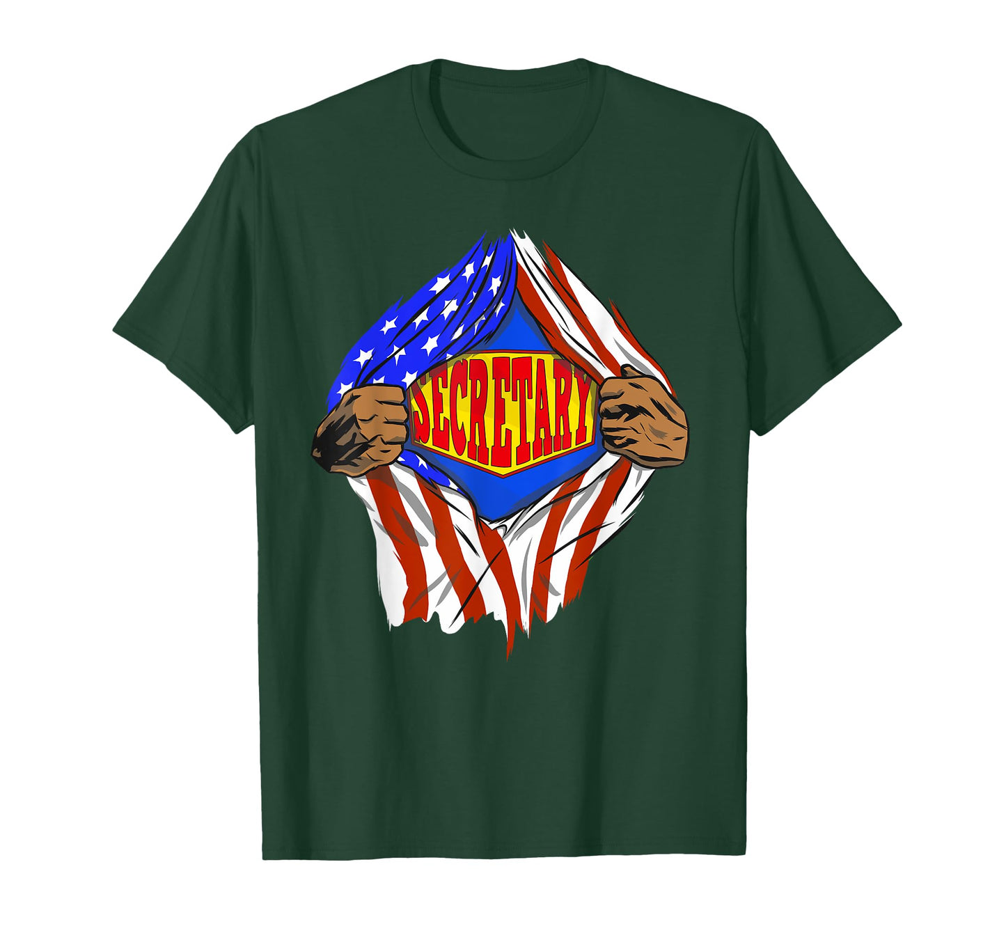 Funny Super Secretary Hero Job T-Shirt