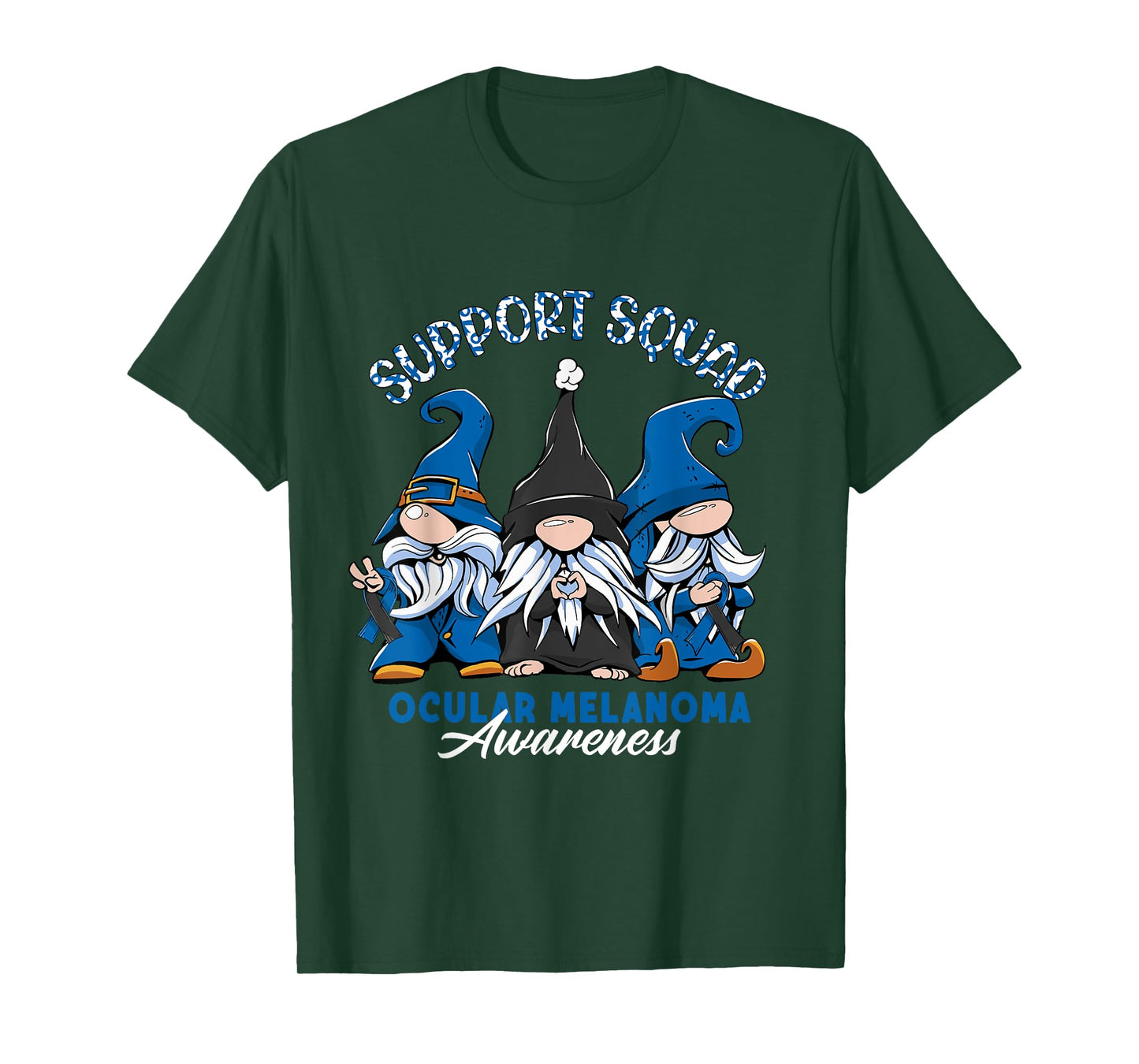 Support Awareness Squad I Eye Cancer & Ocular Melanoma T-Shirt