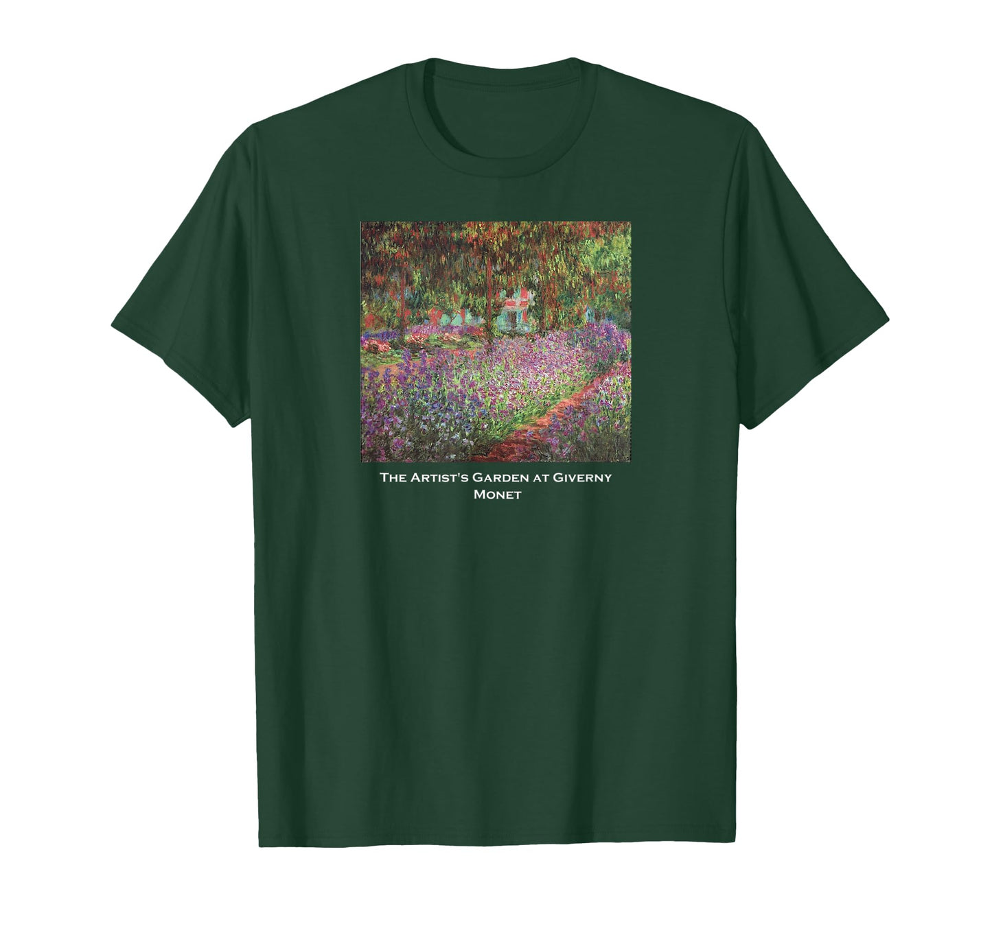 The Artist's Garden at Giverny T-shirt Monet 1900