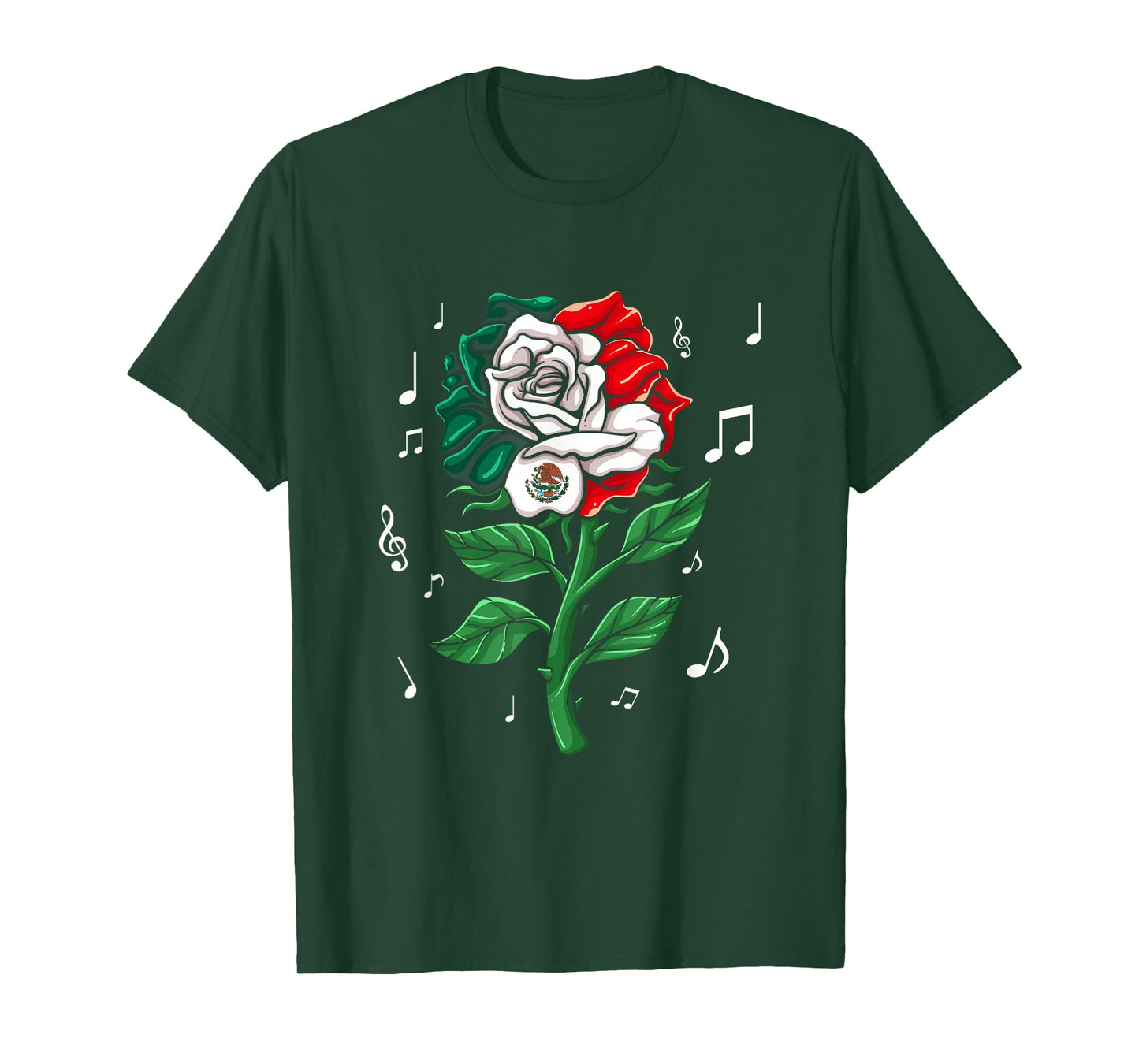 Mexico Gift Rose Tijuana Mexican Hispanic Pride Poncho T-Shirt