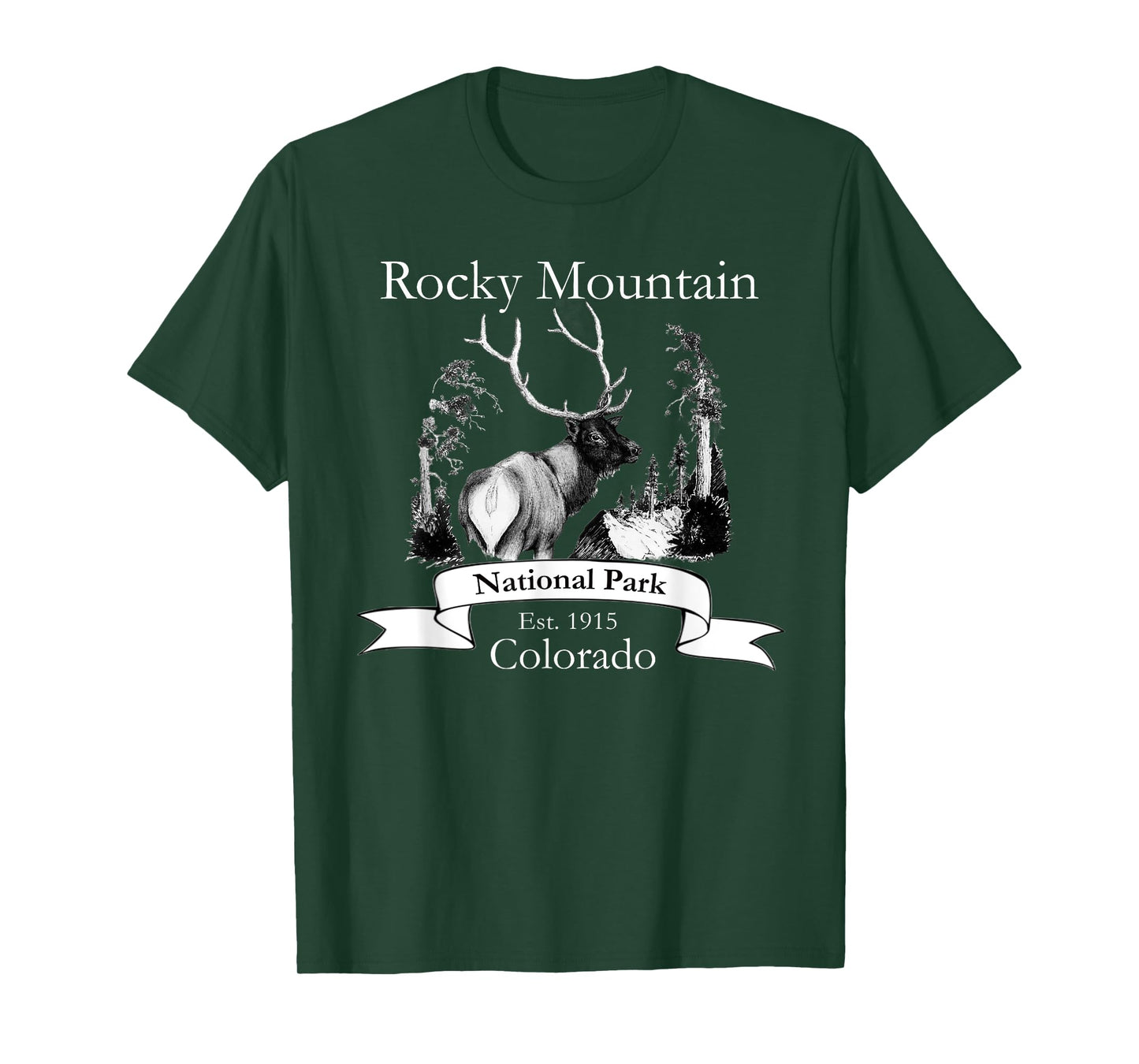 Rocky Mountain National Park. Elk. T-Shirt