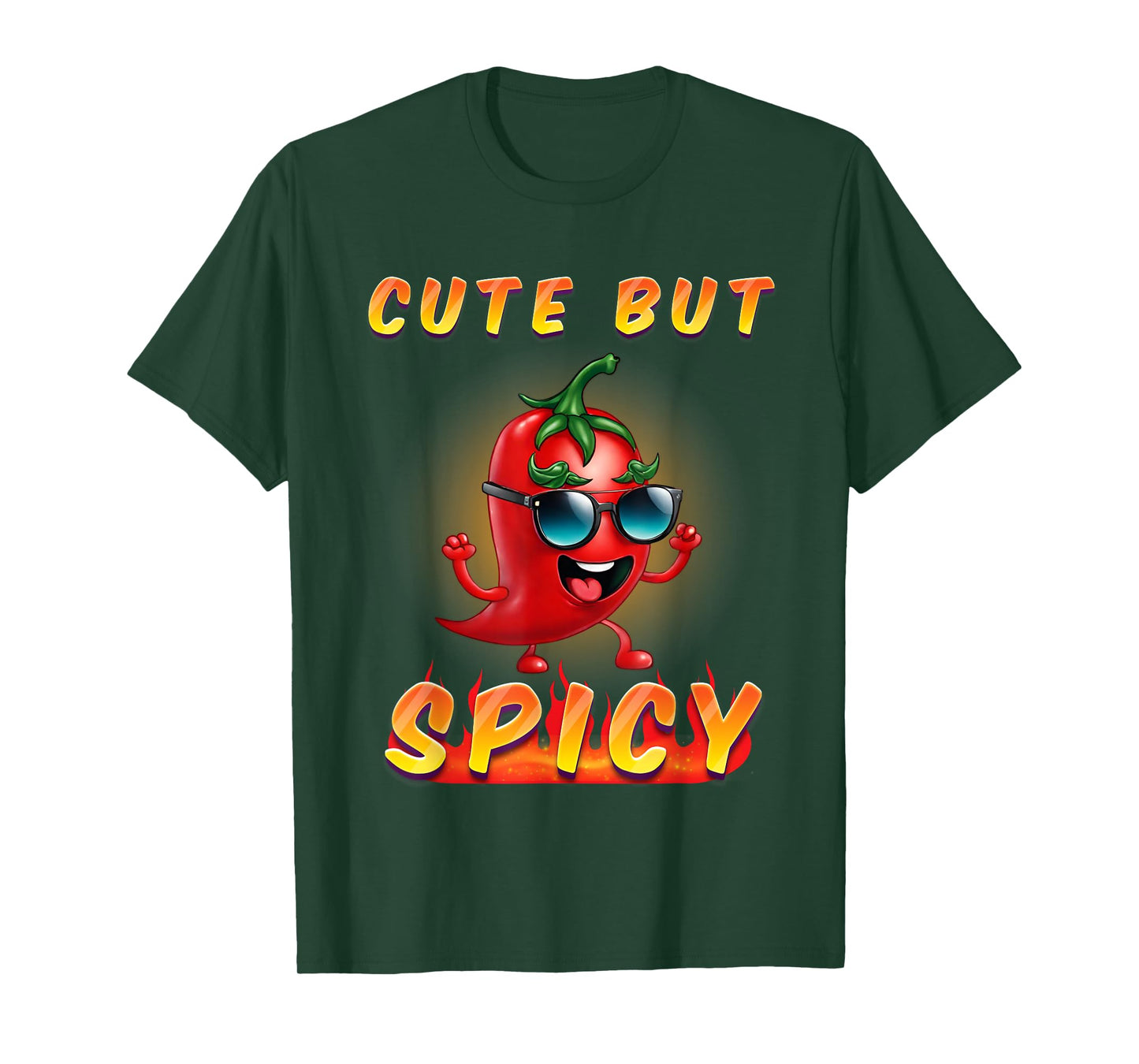 Kids Cute But Spicy Mexican Cinco De Mayo Chili Boys Girls T-Shirt