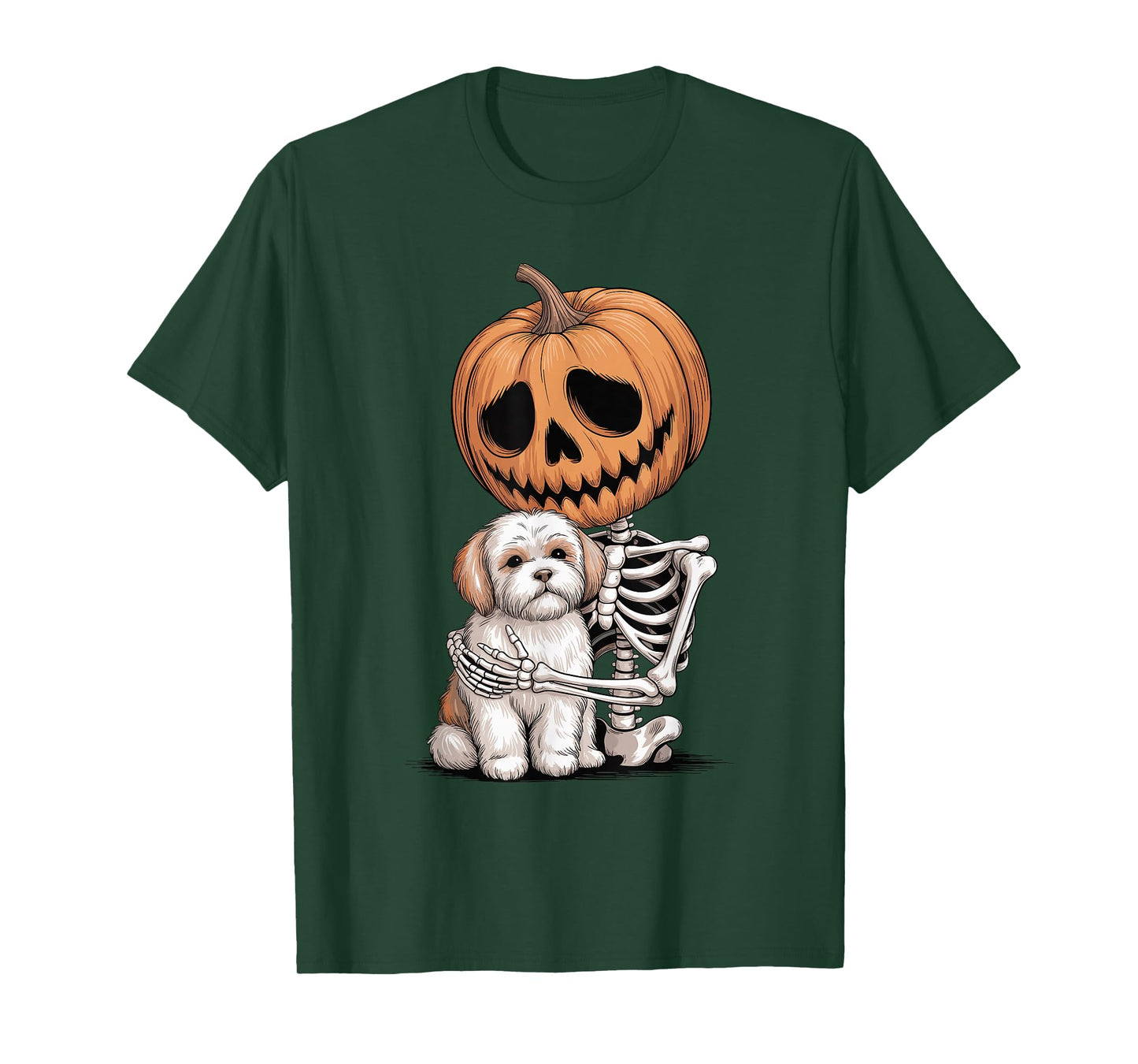 Halloween Skeleton Havanese T-Shirt