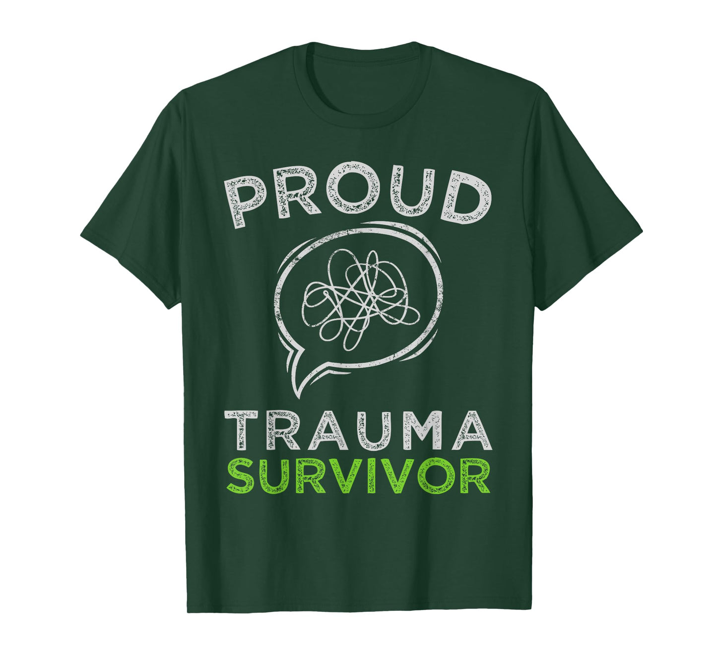 Proud Trauma Survivor Trauma Therapy Mental Health Awareness T-Shirt