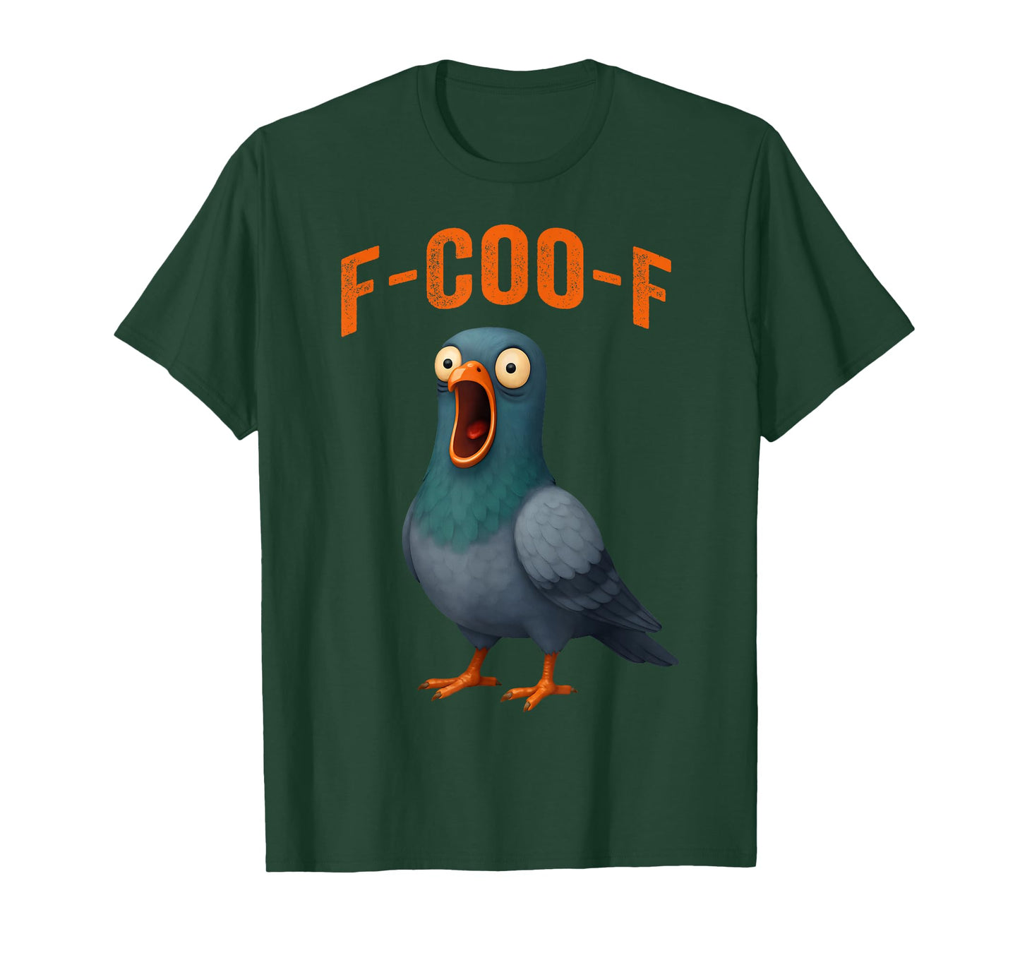Funny F-COO-F Pigeon Meme Bird Humor Graphic New F-CAW-F T-Shirt