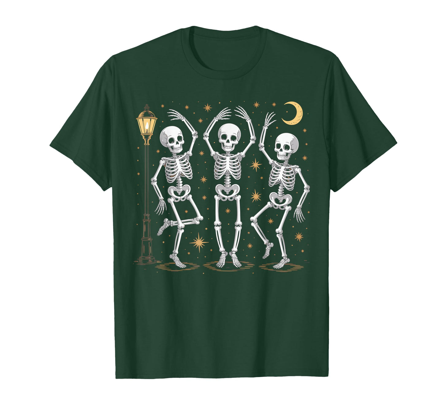 Halloween Party Skeletons Spooky Fun T-Shirt