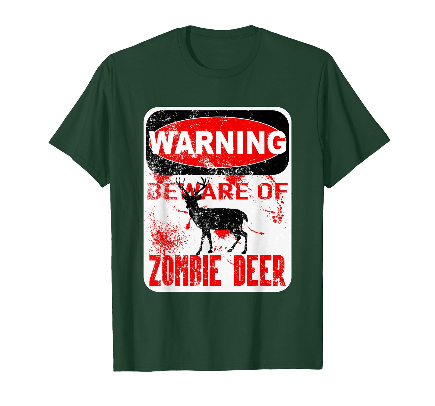 Zombie Deer Hunting Disease Apocalypse T Shirt T-Shirt