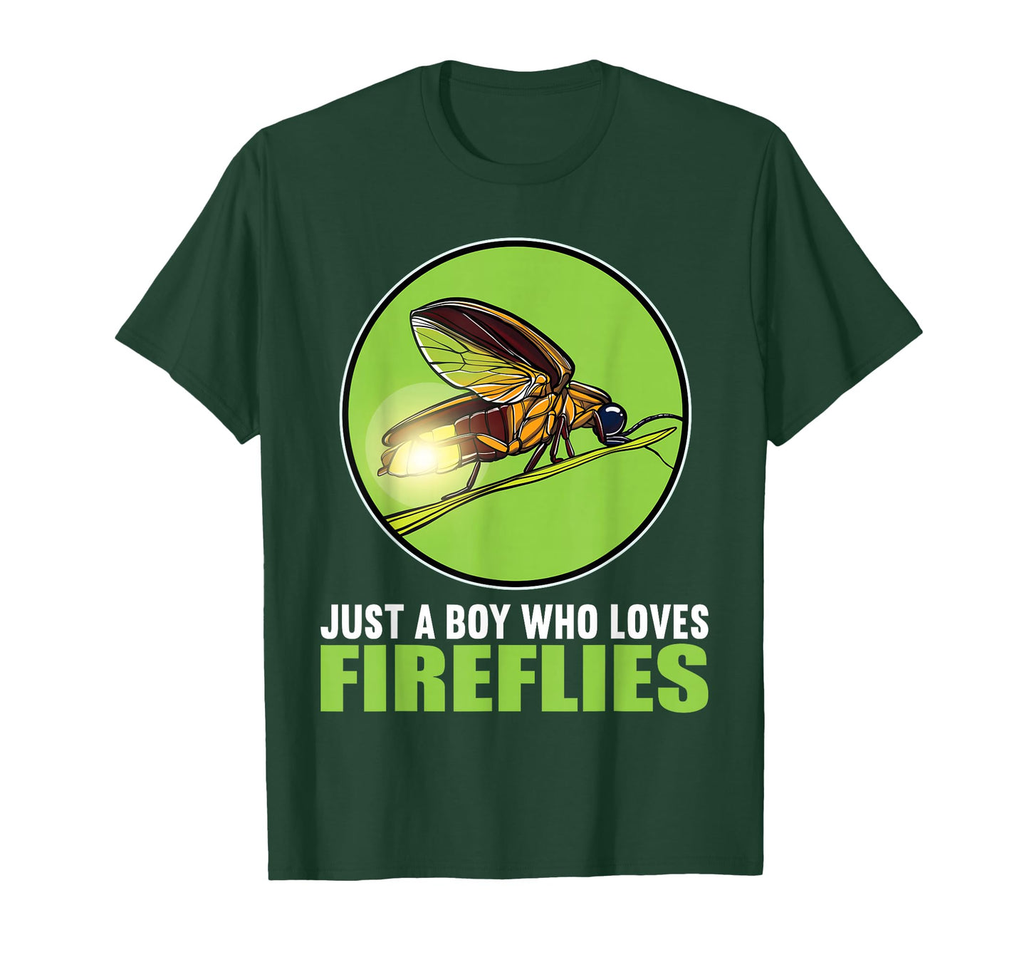 Just a Boy who loves Fireflies Firefly T-Shirt