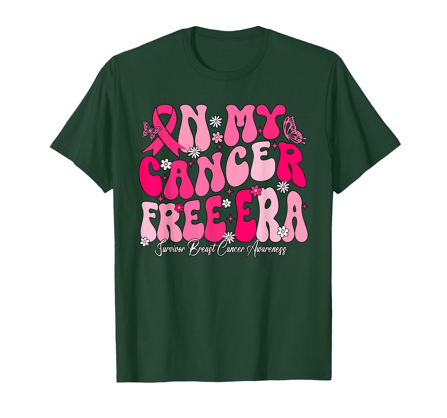 In My Cancer Free Era Survivor Breast Cancer Awareness T-Shirt
