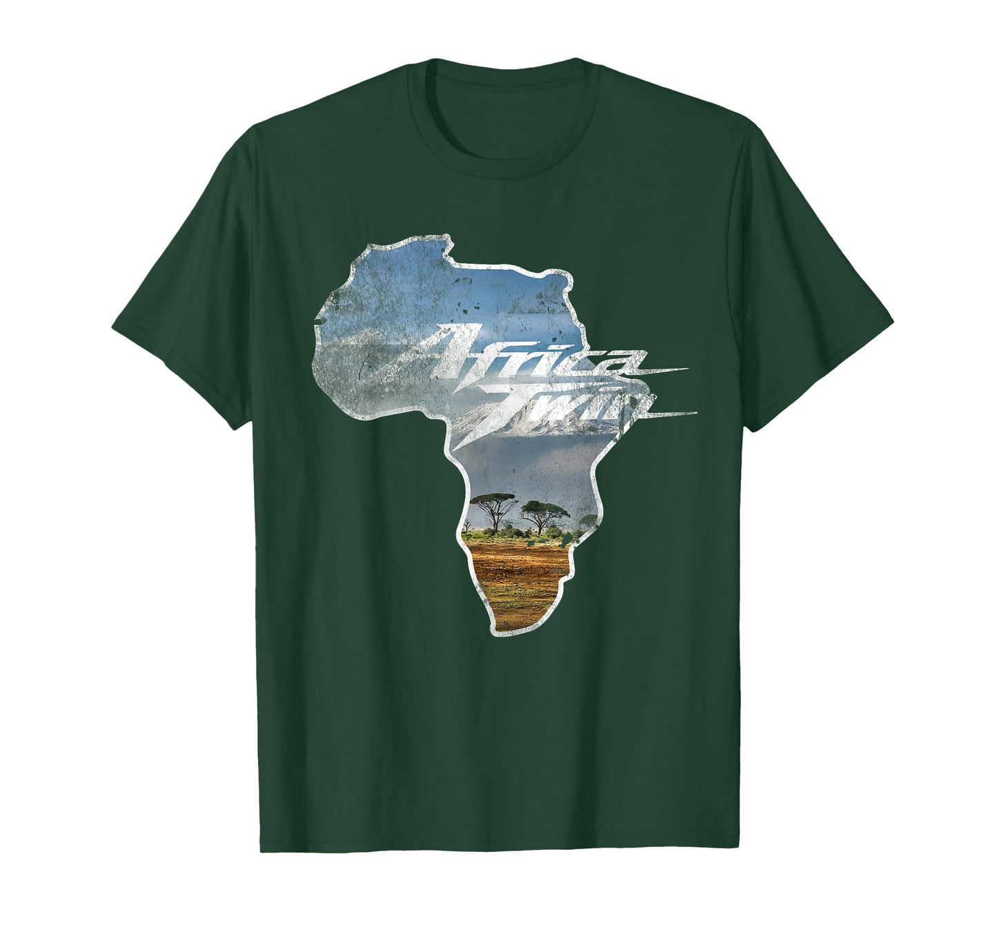 Africa Touring Twin Motorcycle Natural Off-Road Bike T-Shirt