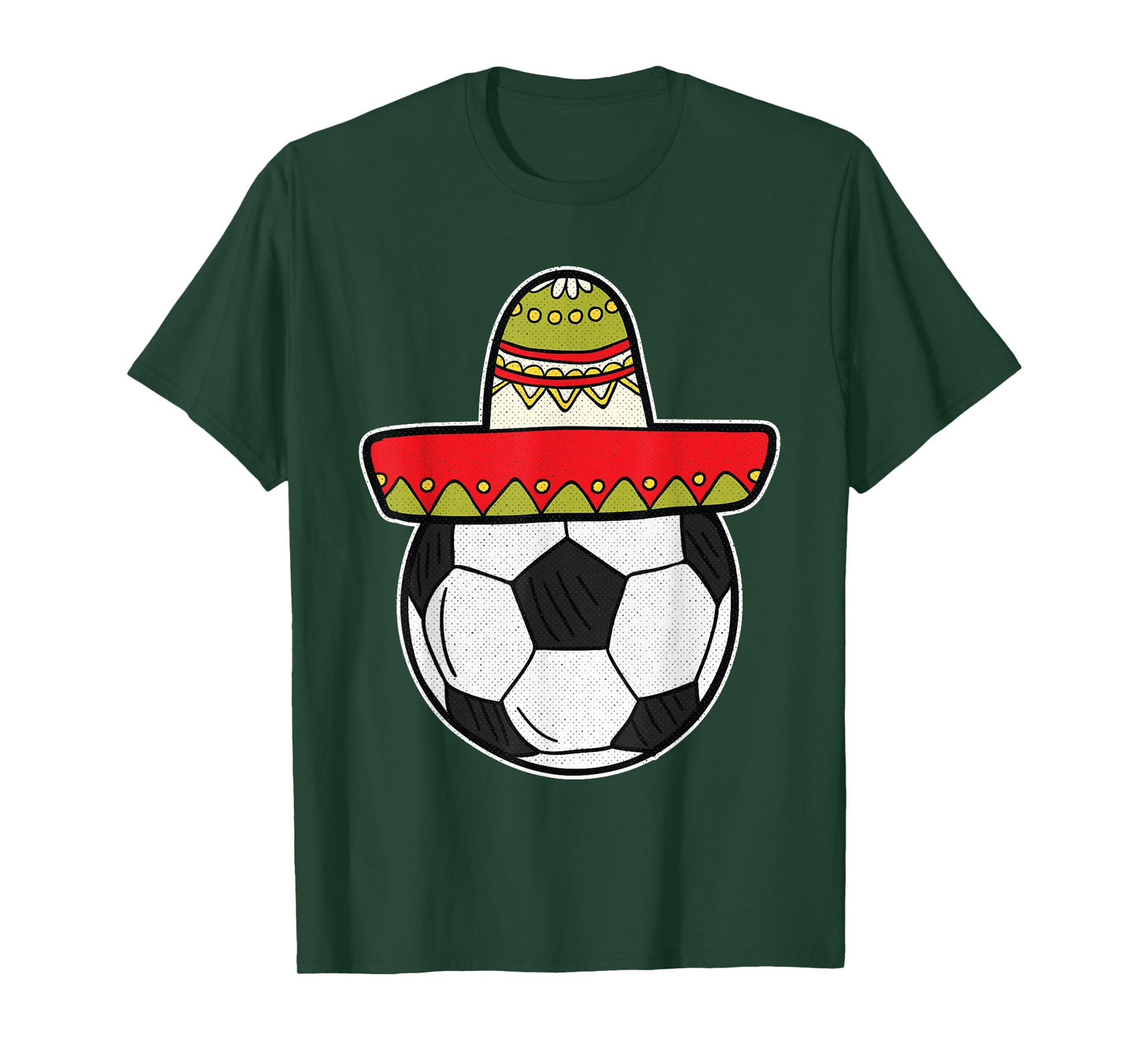 Soccer Cinco De Mayo Cool Sombrero Party Mexican Fiesta T-Shirt