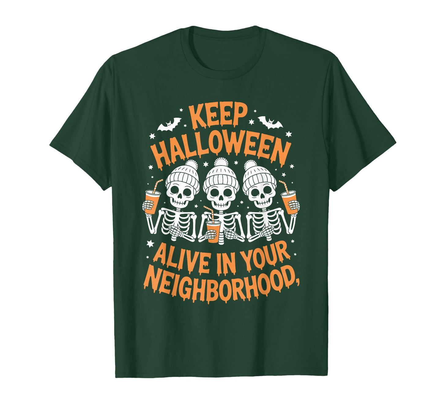Funny Halloween Skeleton Crew - Keep Halloween Alive T-Shirt