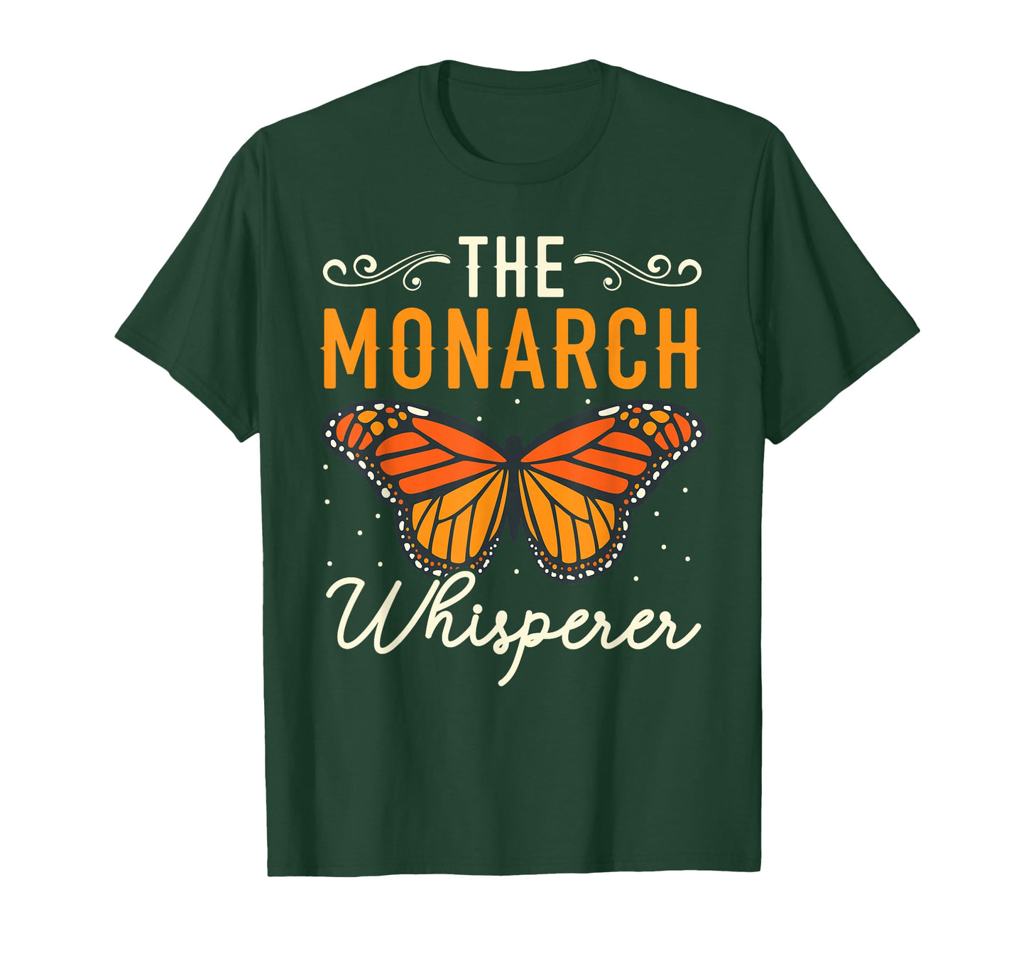 The Monarch Whisperer Butterfly Insect Entomology Bug Hunter T-Shirt