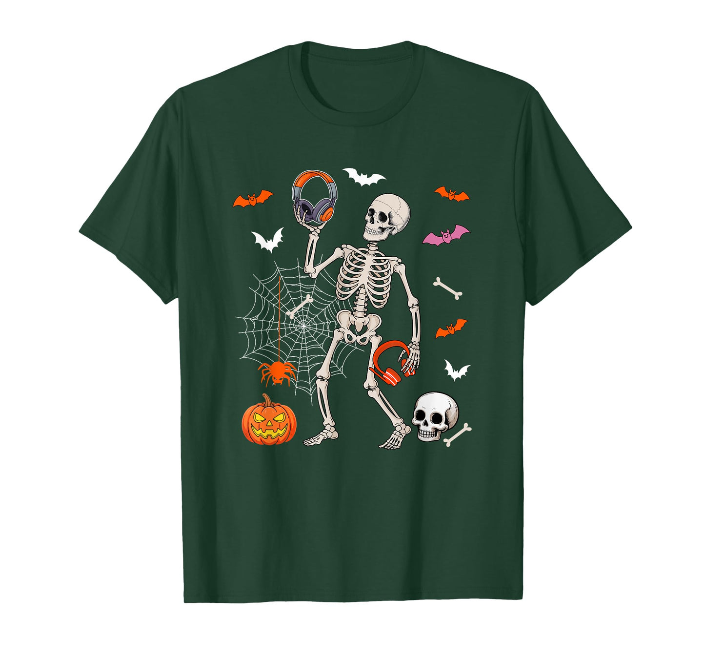 Dispatcher Job Horror Skeleton Halloween Costume Team T-Shirt