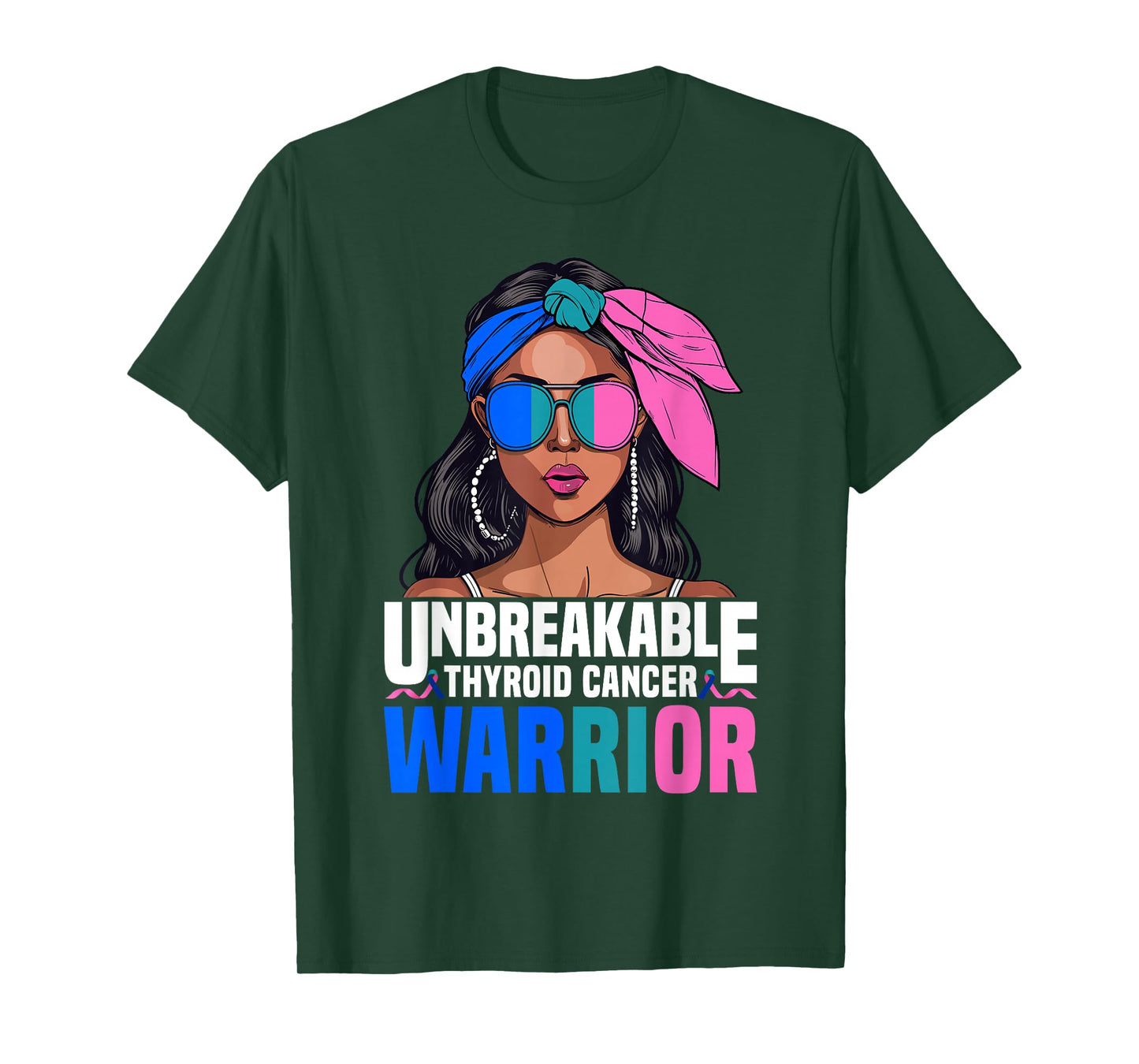 Thyroid Cancer Warrior Unbreakable Survivor Thyroid Cancer T-Shirt