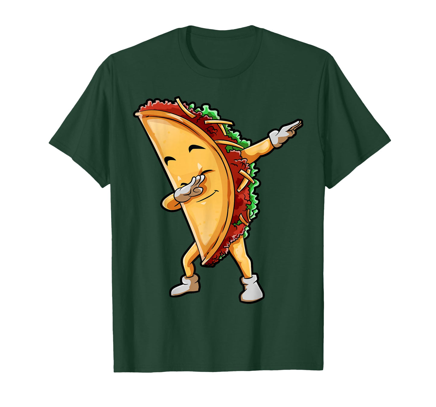 Dabbing Taco Cinco de Mayo Funny Kids Boys Mexican Food Dab T-Shirt