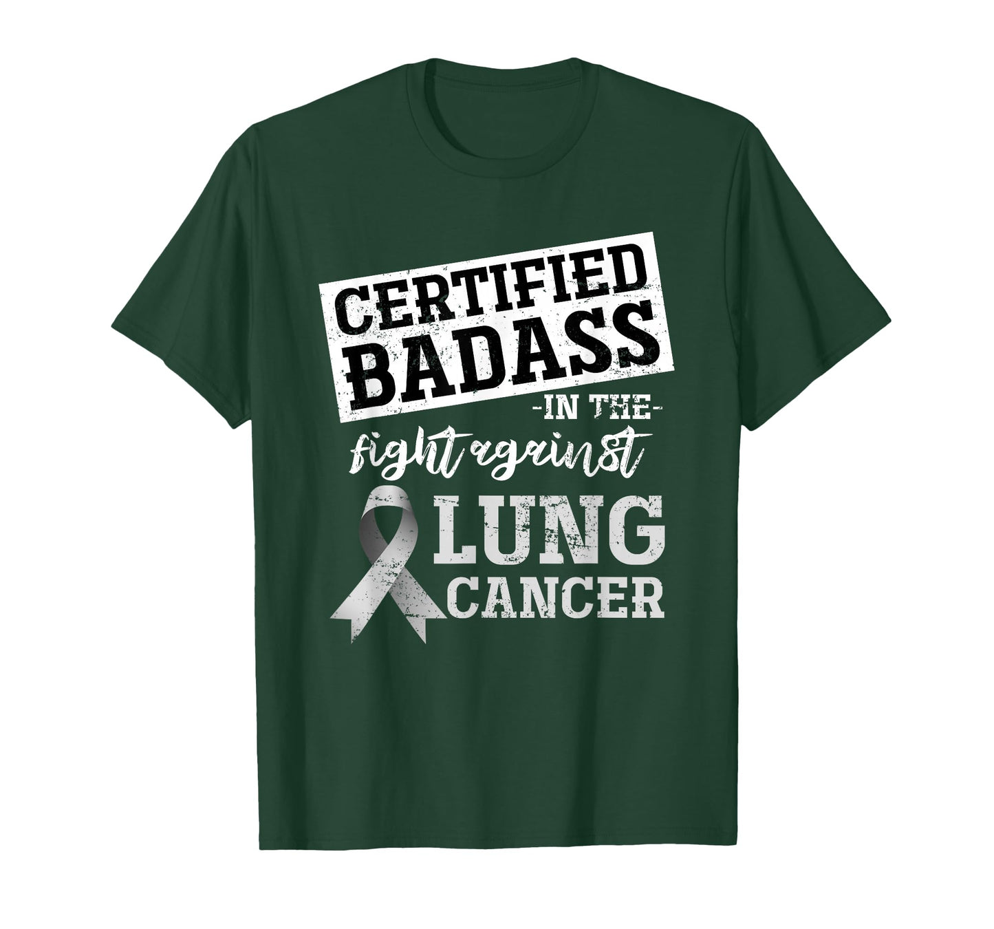 Lung Cancer Warrior Gift Funny Lung Cancer Awareness T-Shirt