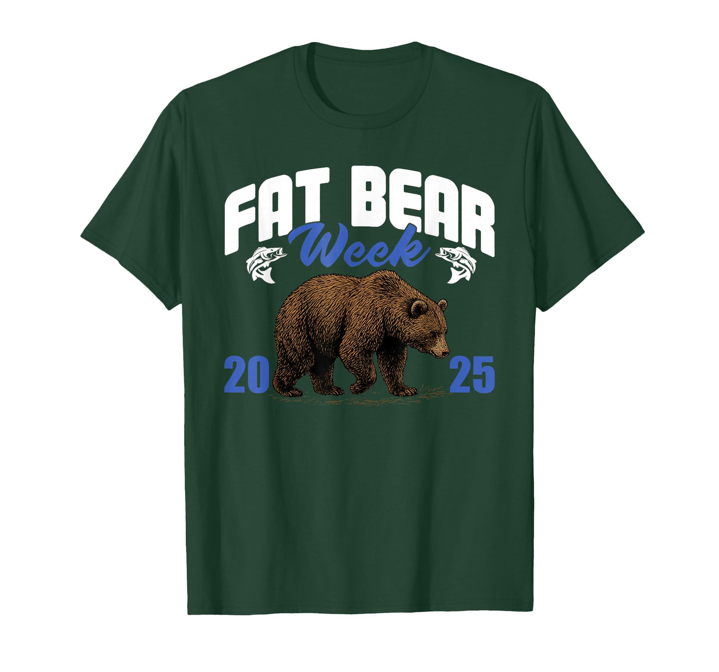Fat Bear Week 2025 Katmai Wild Animals Nature T-Shirt