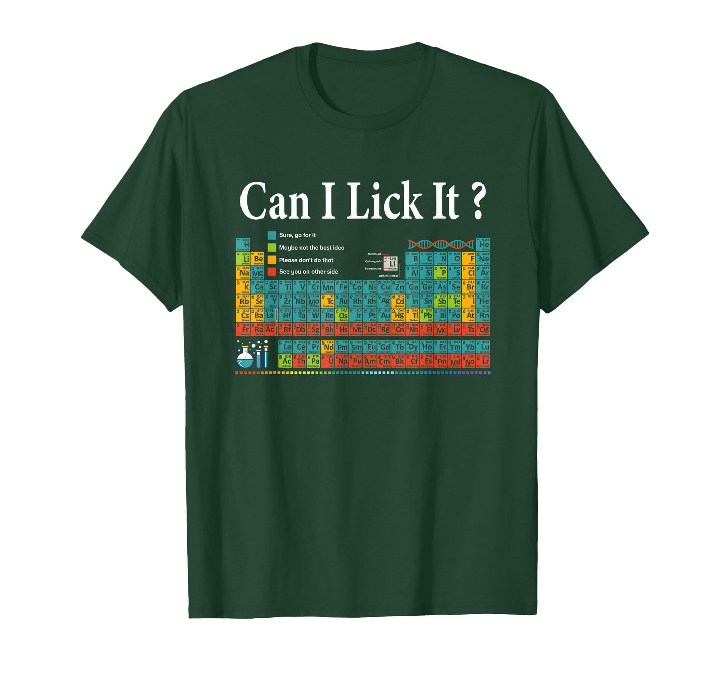 Can I Lick It Periodic Table Teacher Student Kids T-Shirt