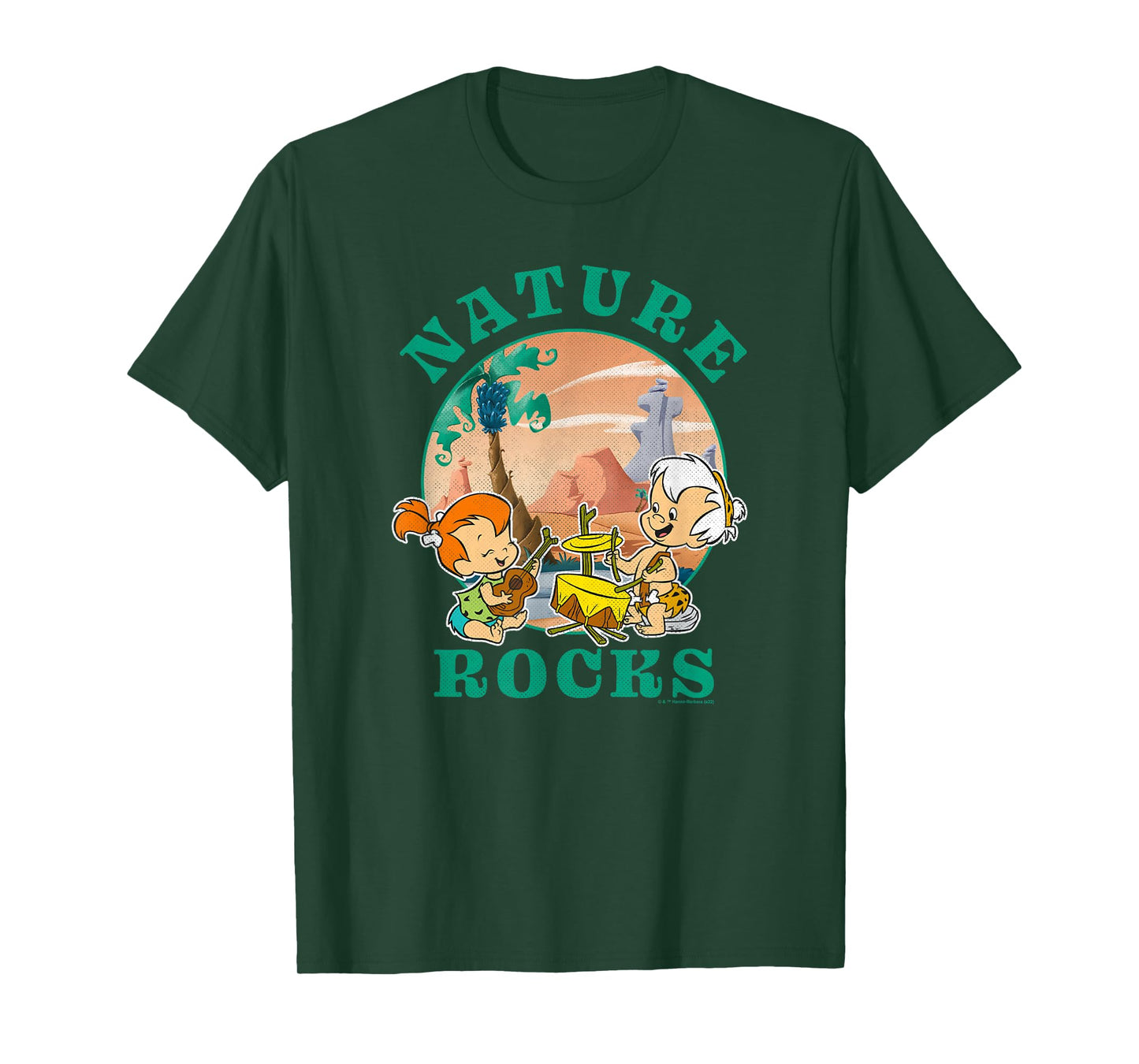 The Flintstones Pebbles & Bamm Bamm Nature Rocks T-Shirt