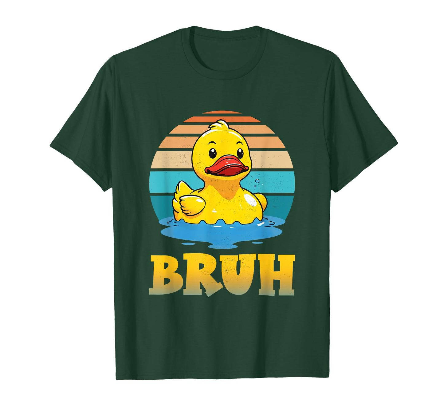 Bruh Funny Rubber Duck Lovers Meme Men Women Boys Girls T-Shirt