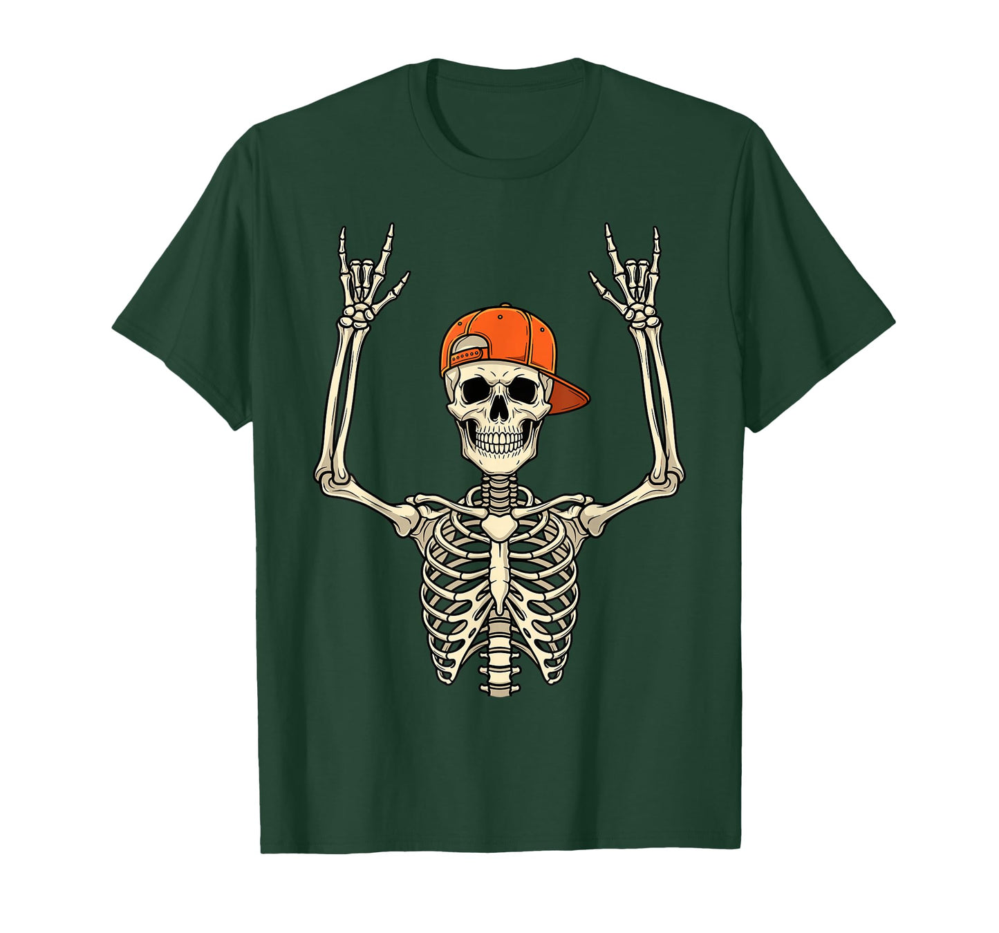 Halloween Skeleton Dabbing Spooky Funny T-Shirt