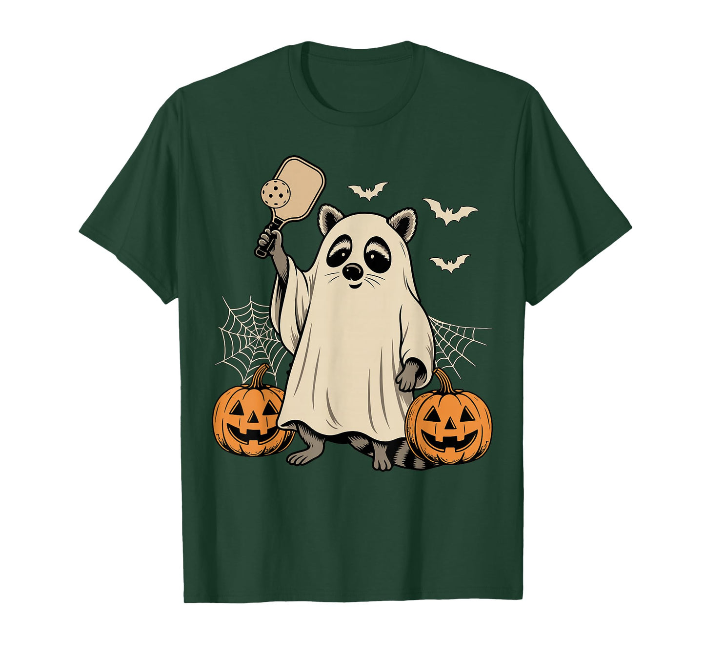 Pickleball Halloween Spooky Dink Squad Pumpkin Vibes T-Shirt