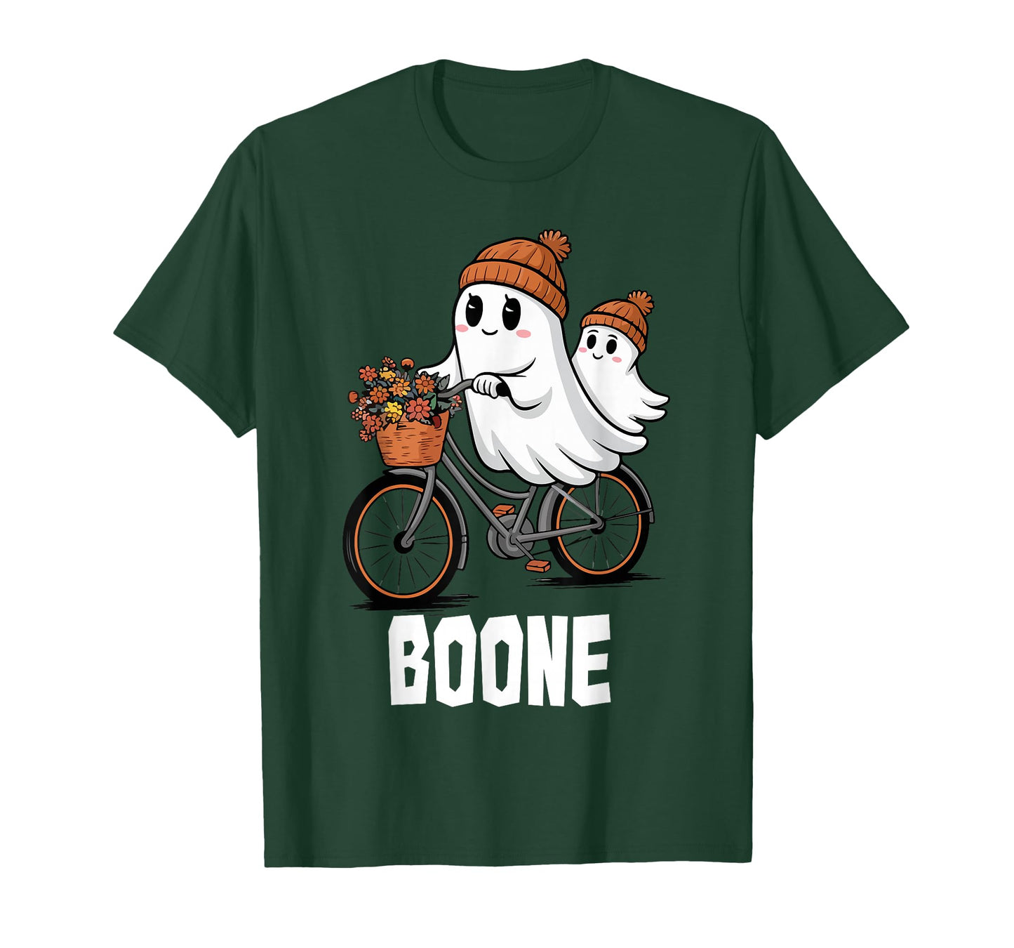 Retro Boo Boone Girls First Name Funny Halloween Ghost 2025 T-Shirt